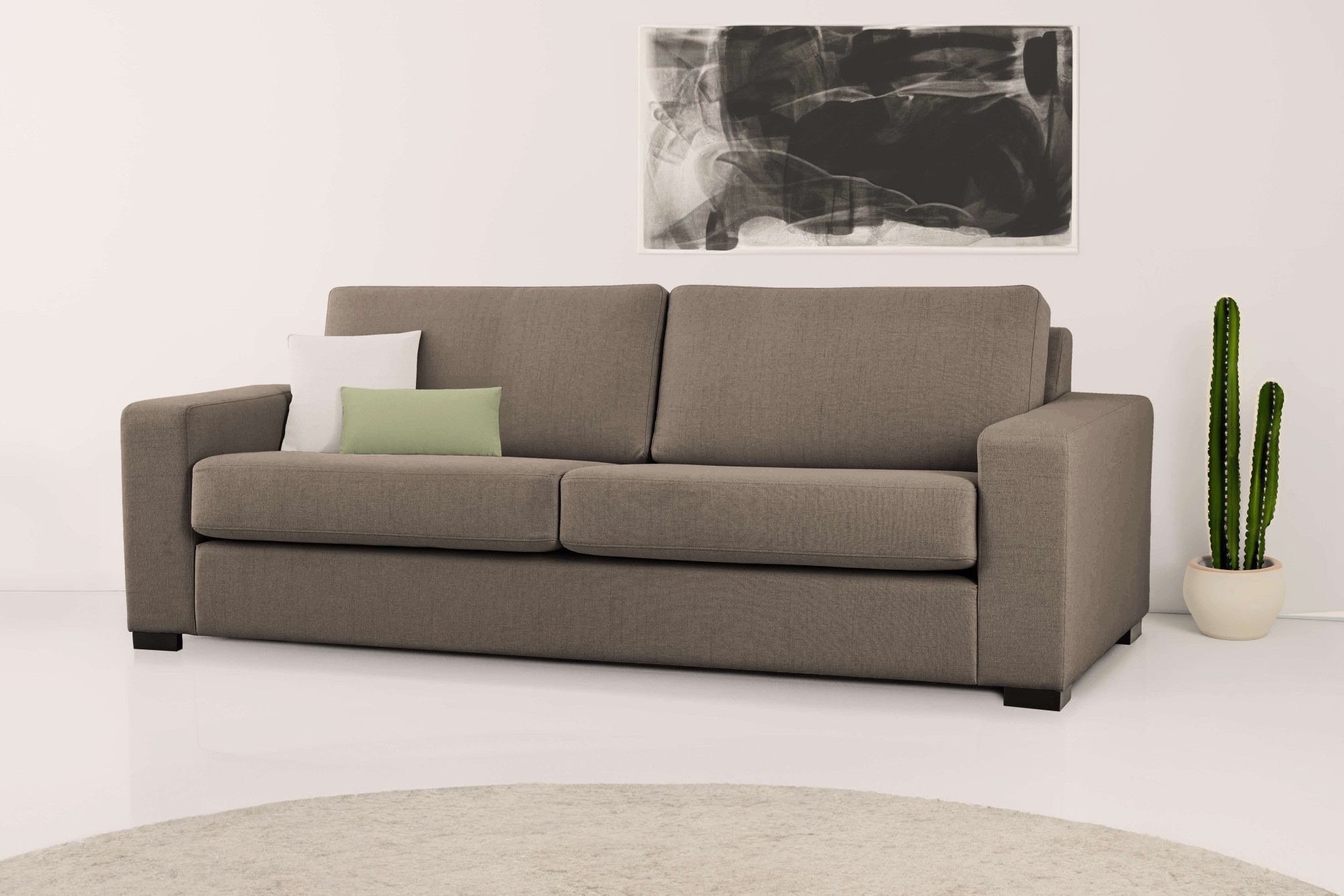 Home affaire 3-Sitzer »Branwell« Breite 226 cm, Struktur fein, mit Wellenunterfederung