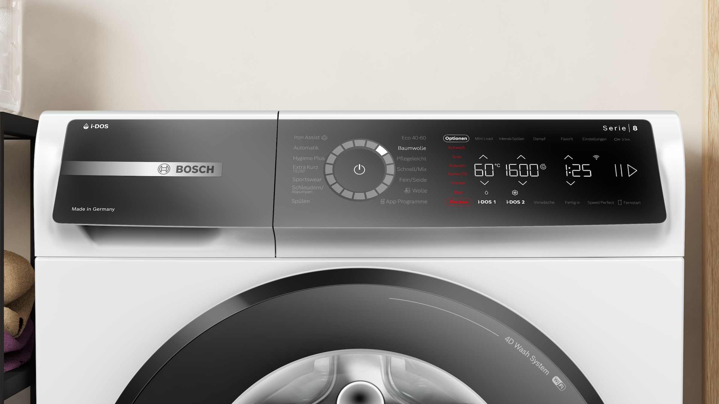 BOSCH Waschmaschine Serie 8 »WGB256A41« 10 kg 1600 U/min