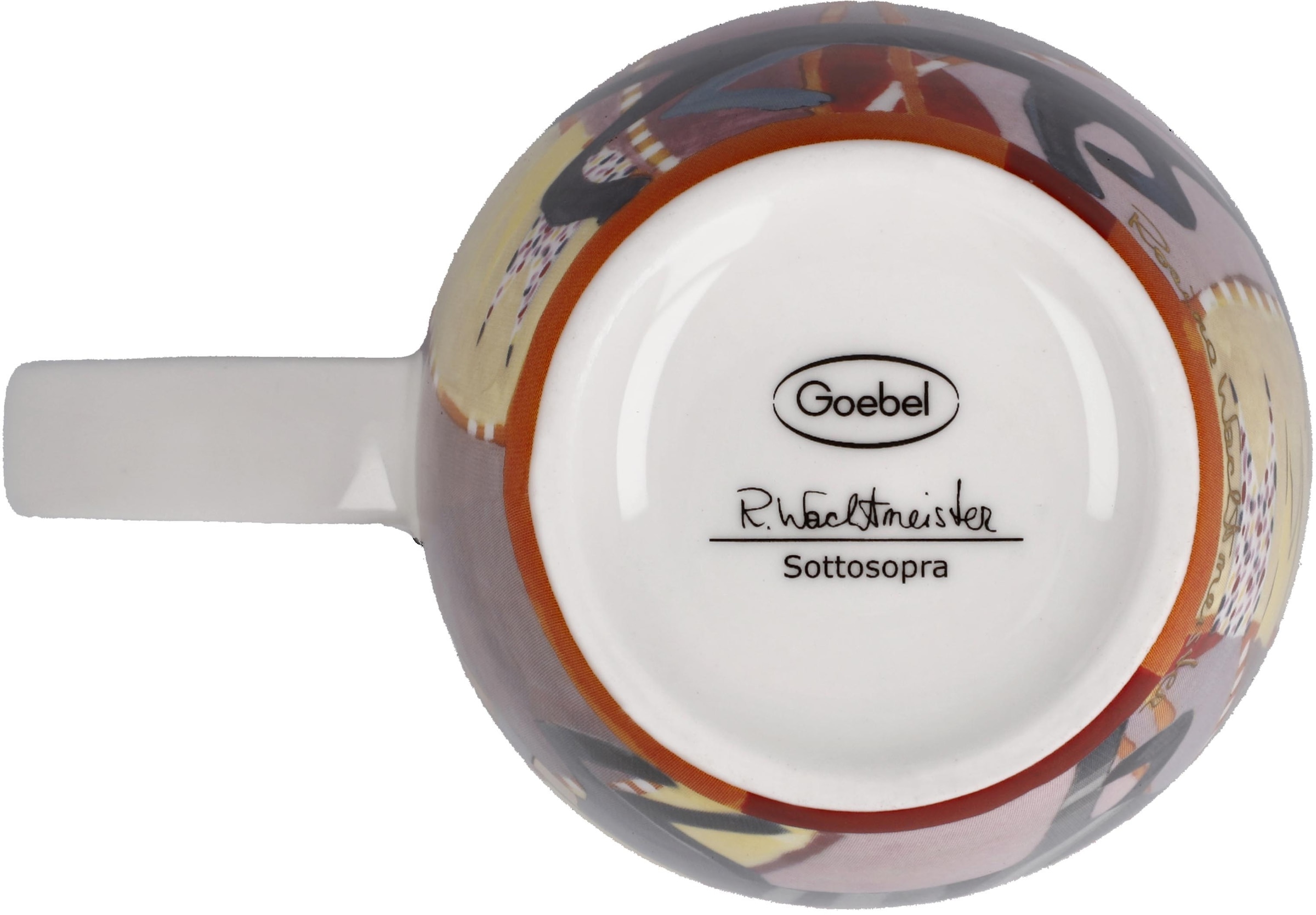 Goebel Tasse »Wohnaccessoires«, Teetasse mit Deckel und Sieb, Metall, Rosina Wachtmeister - Sottosopra