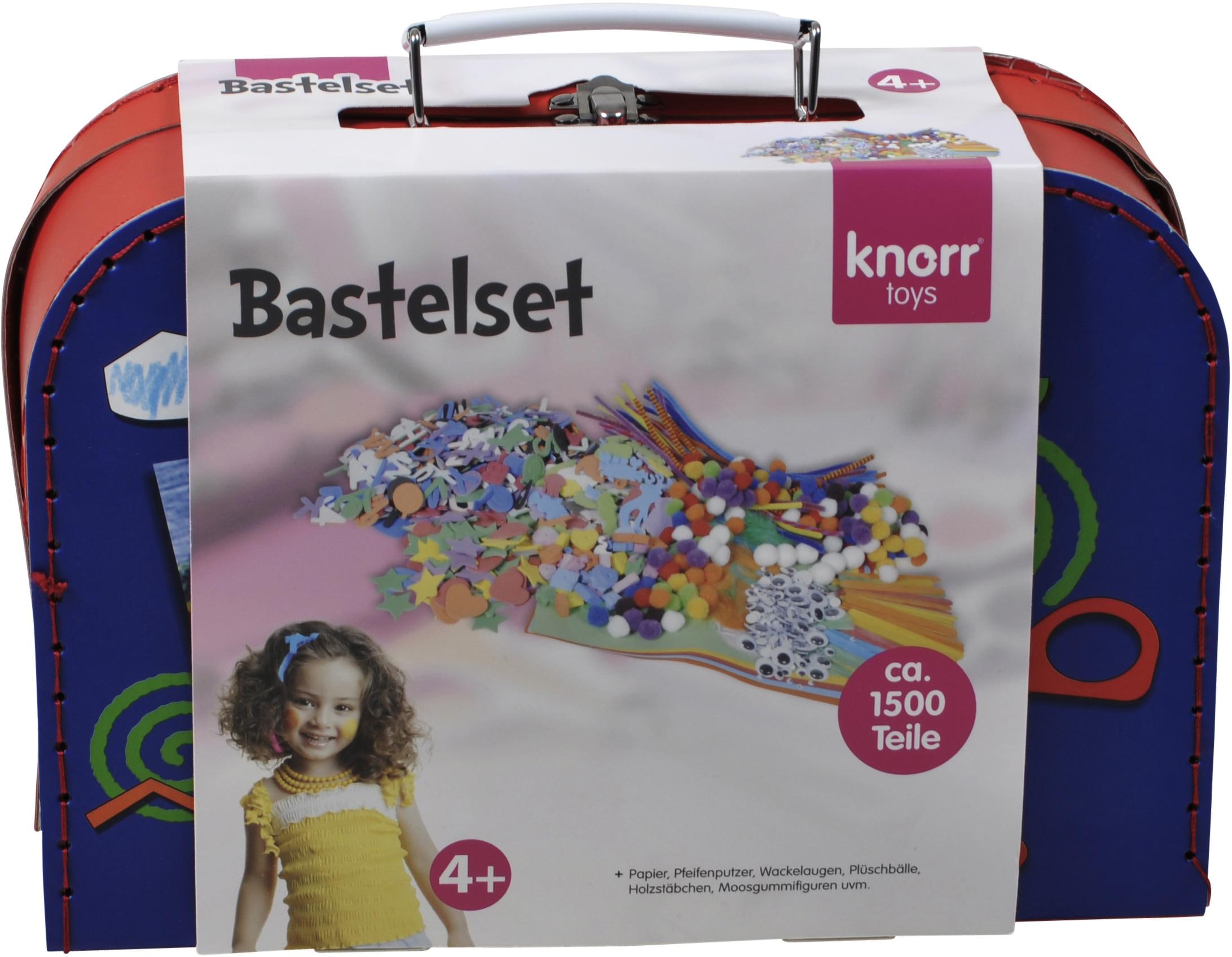 Knorrtoys® Kreativset »Bastelkoffer groß«, (Set, 1500 tlg.)