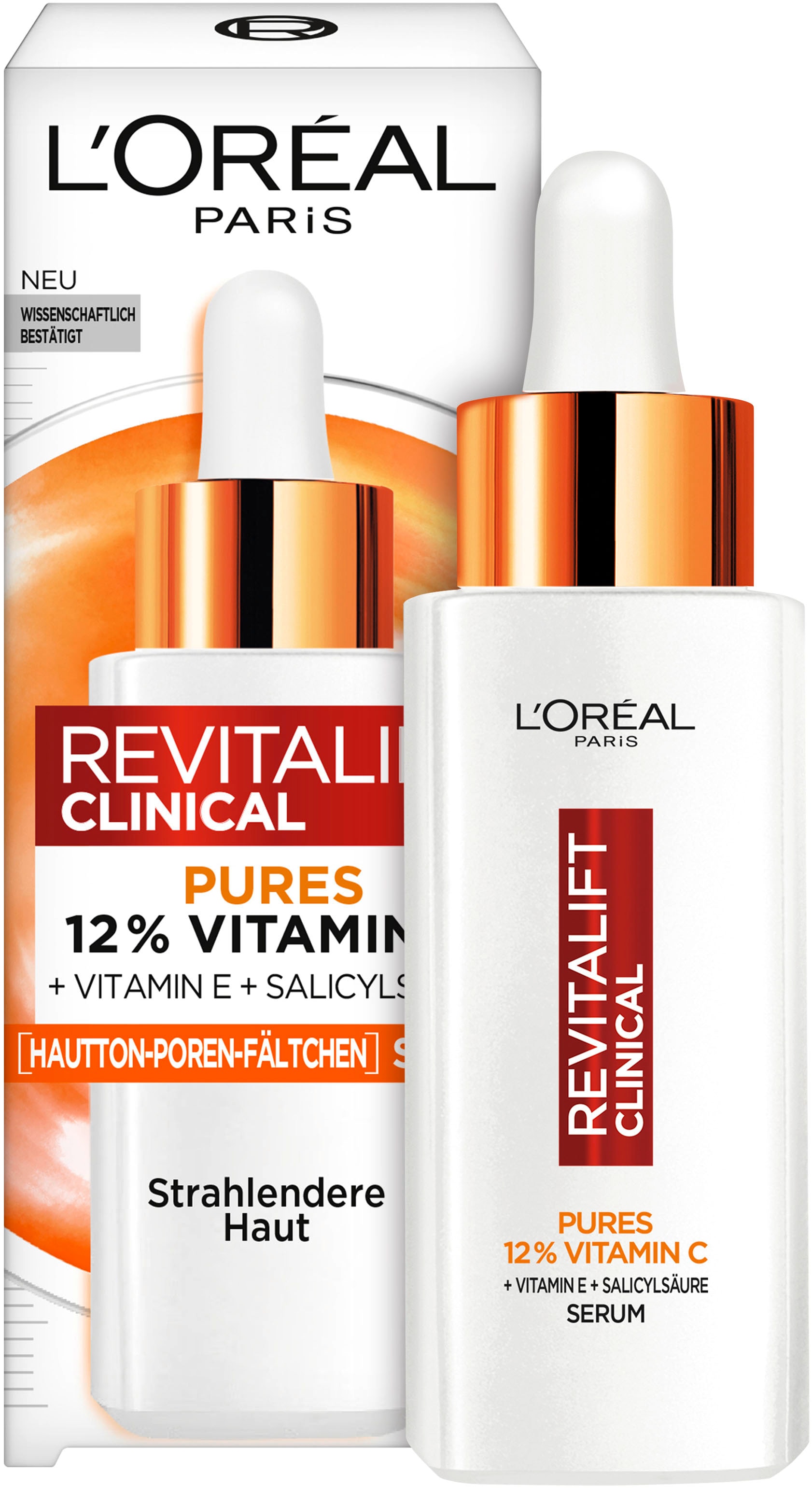 Gesichtsserum »L'Oréal Paris Gesichtsserum mit Vitamin C«, anioxidativ