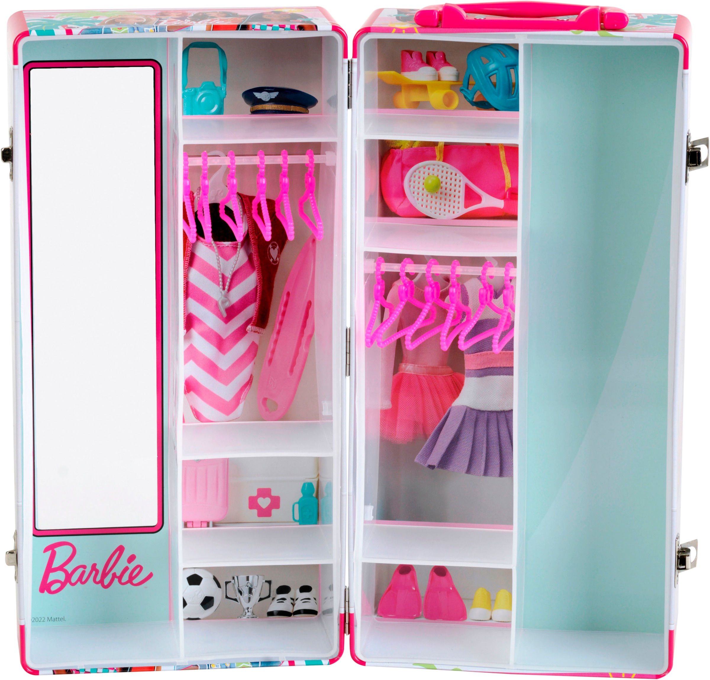 Klein Puppenkleiderschrank »Barbie Schrankkoffer«