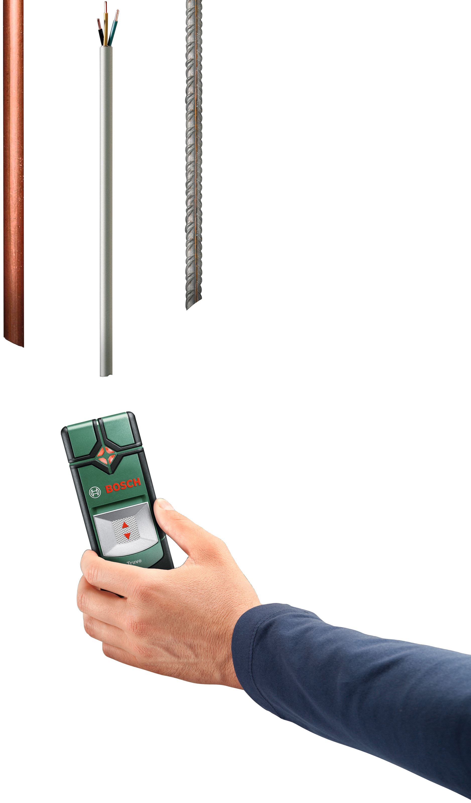 Bosch Home & Garden Leitungsortungsgerät »Truvo«, findet Metalle und stromführende Leitungen