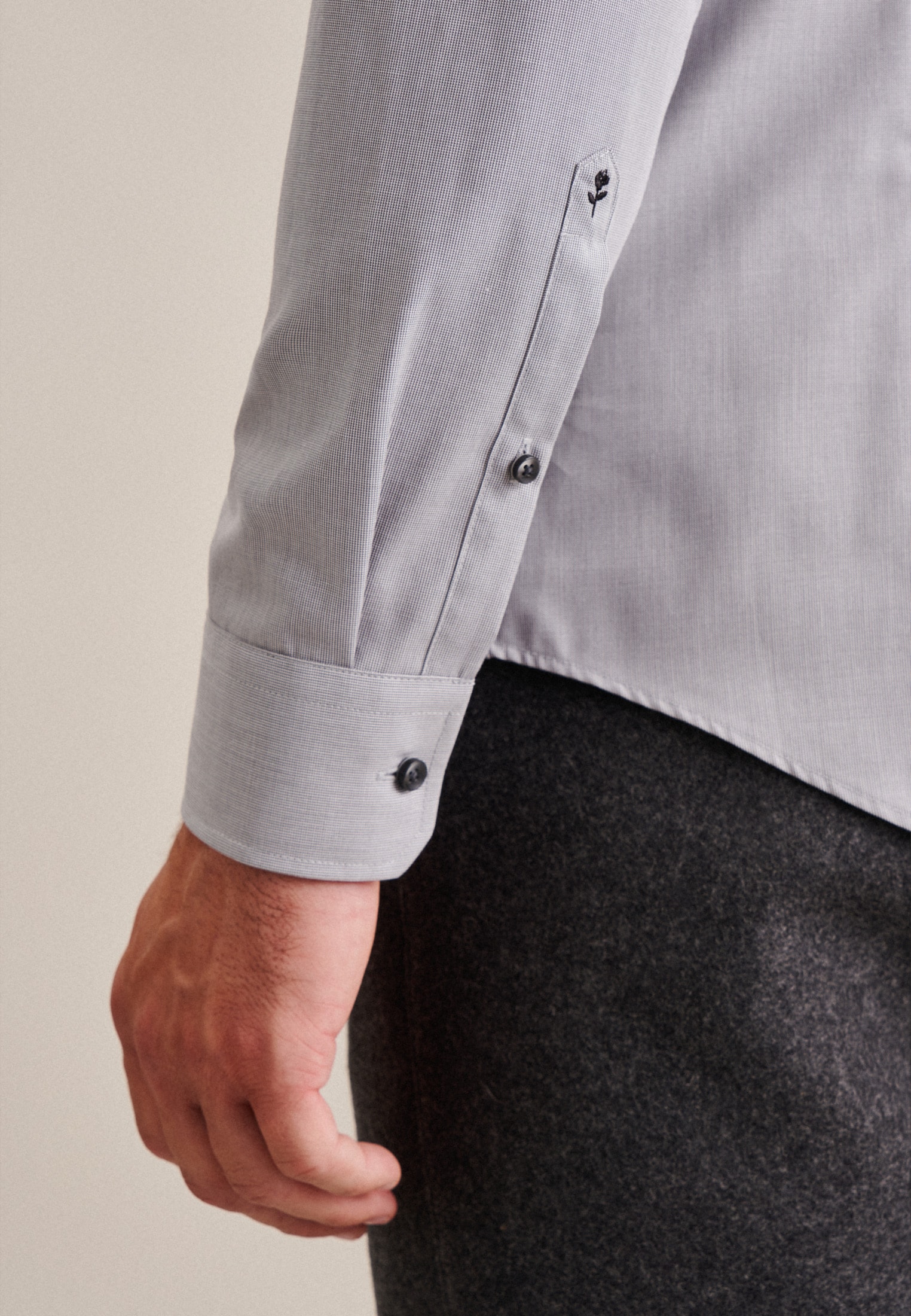 seidensticker Businesshemd »Slim«, Slim Langarm Kentkragen Uni