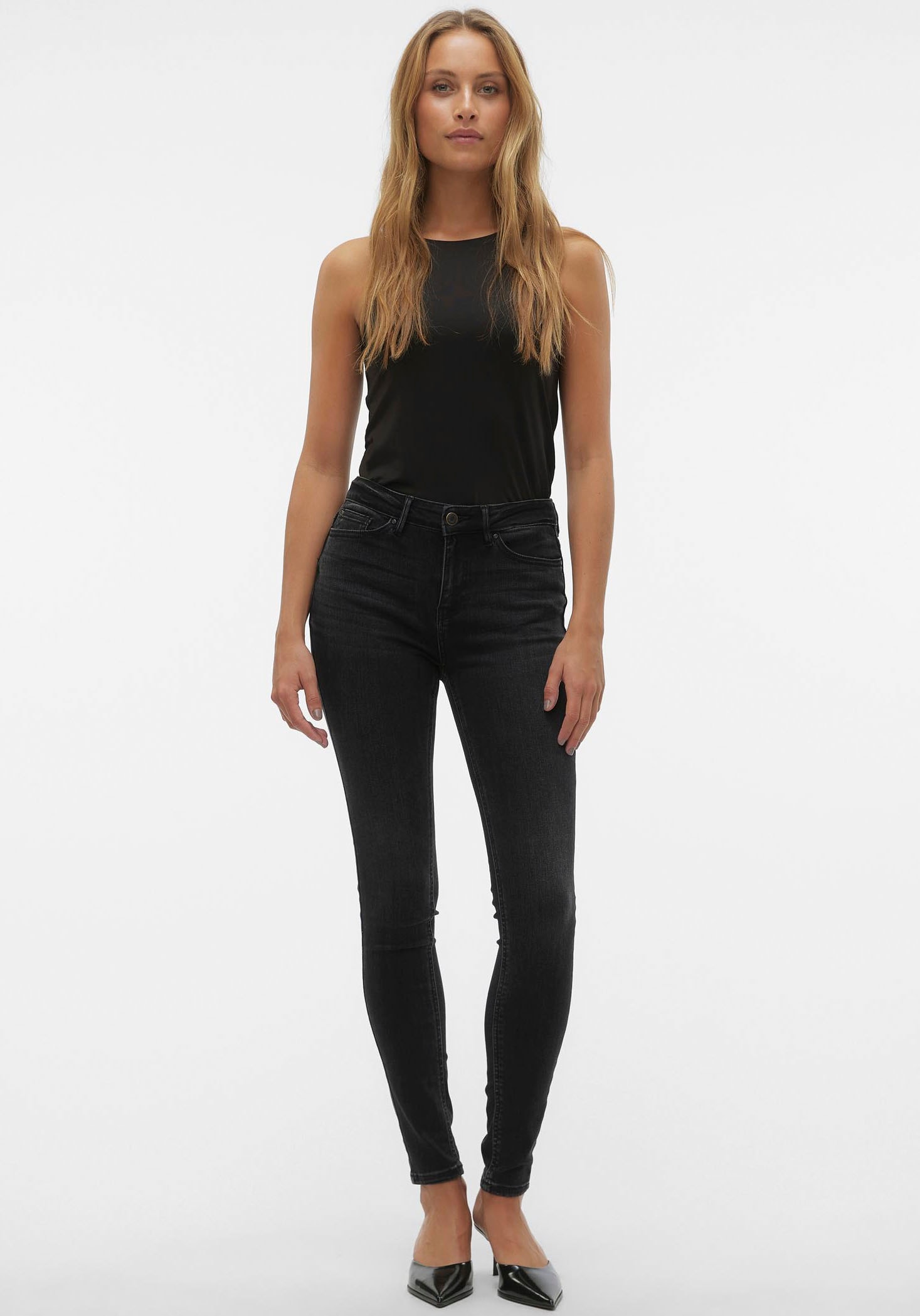 Vero Moda Skinny-fit-Jeans »VMFLASH MR SKINNY JEANS LI111 NOOS«