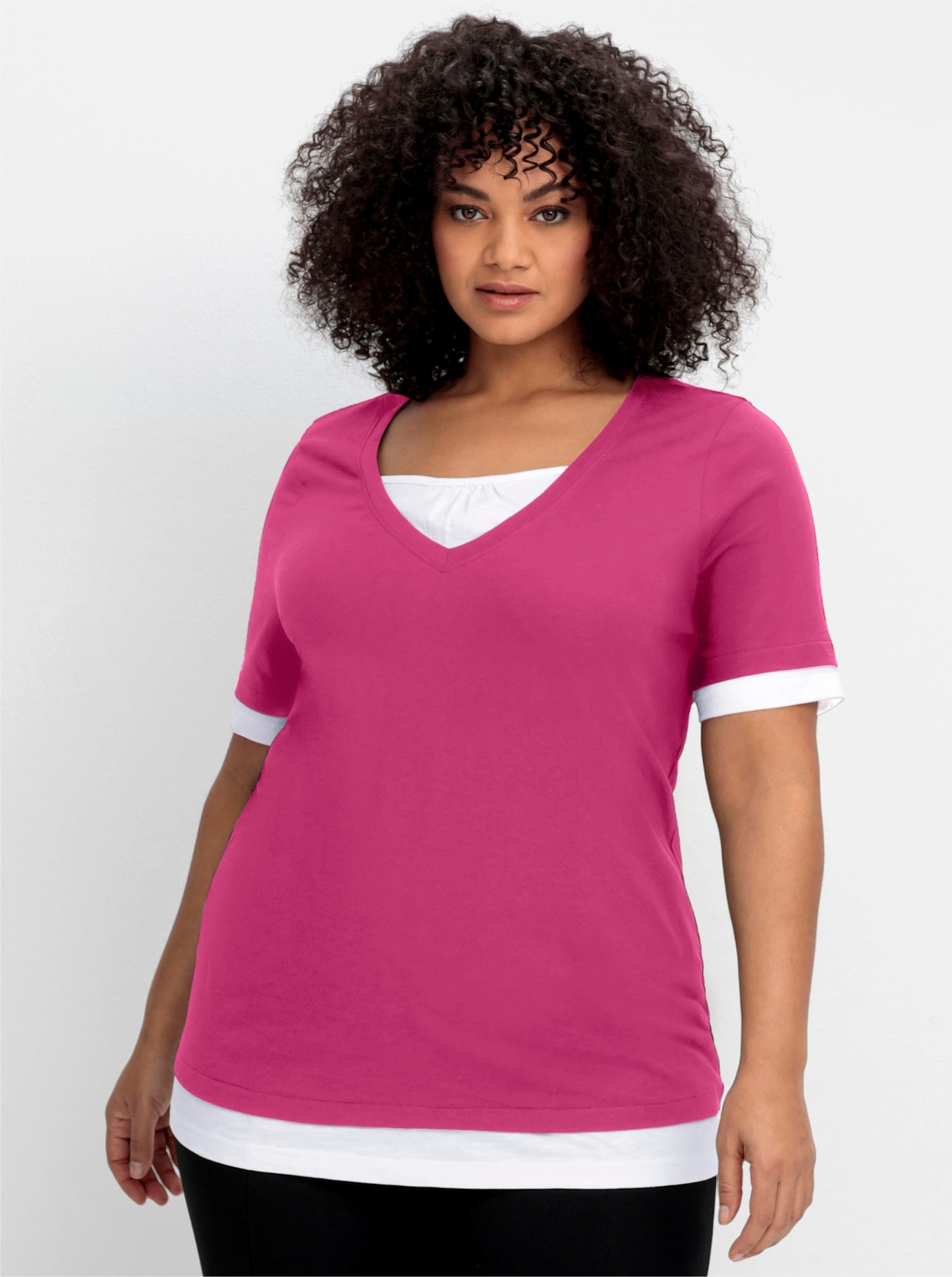 Sheego 2-in-1-Shirt »2-in-1-Shirt« 1 tlg.