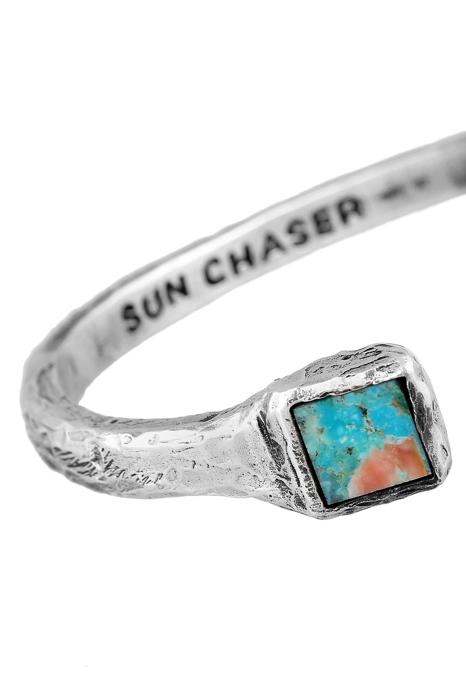 HAZE & GLORY Armkette »Armband Türkis Kupfer Edelstein Armreif - Sun Chaser«