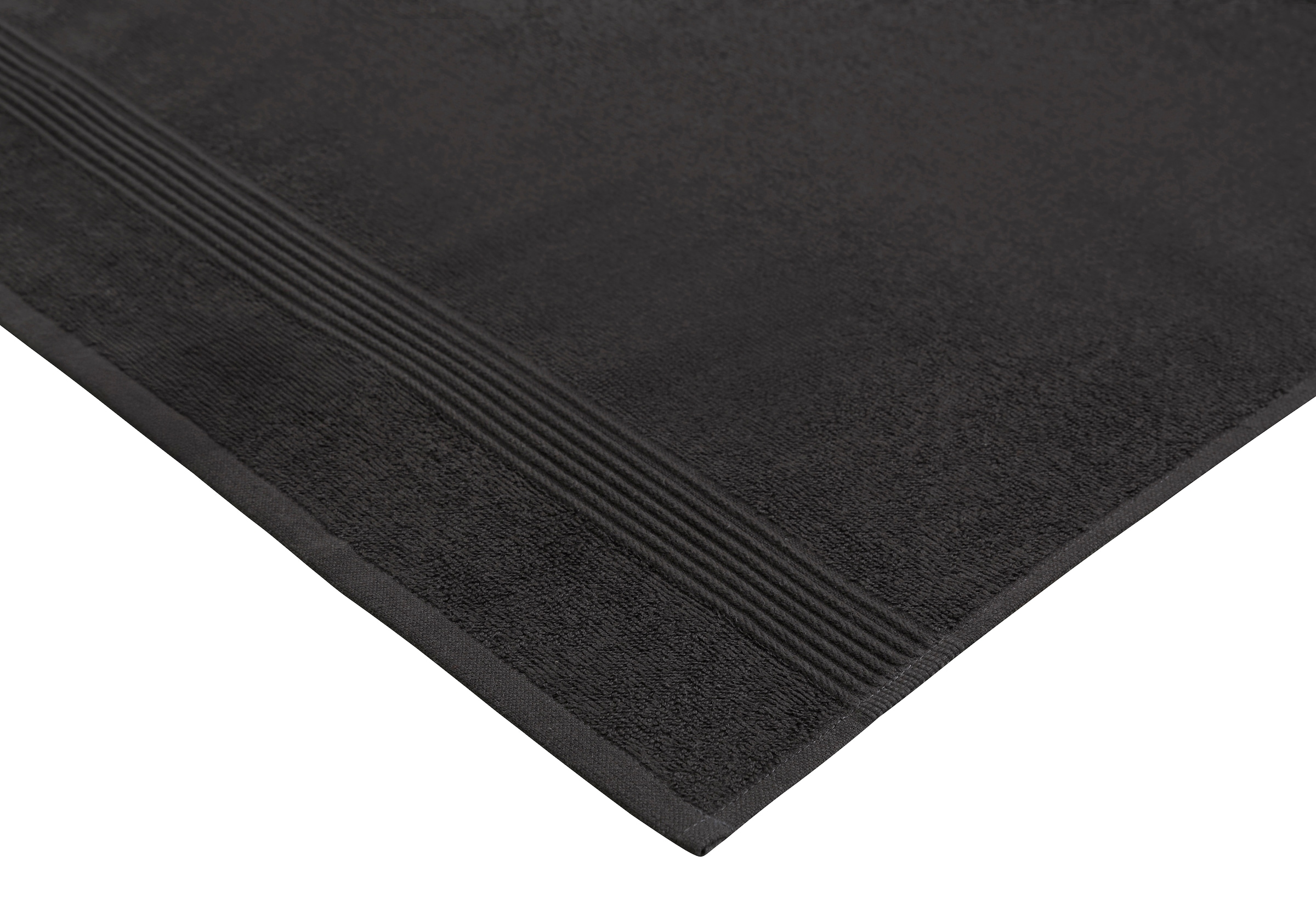 my home Handtuch Set »Anna, 2 Duschtücher 70x140, 4 Handtücher 50x100« Set Walkfrottee Handtuch-Set, gestreifte Bordüre, 100% Baumwolle, zweifarbig