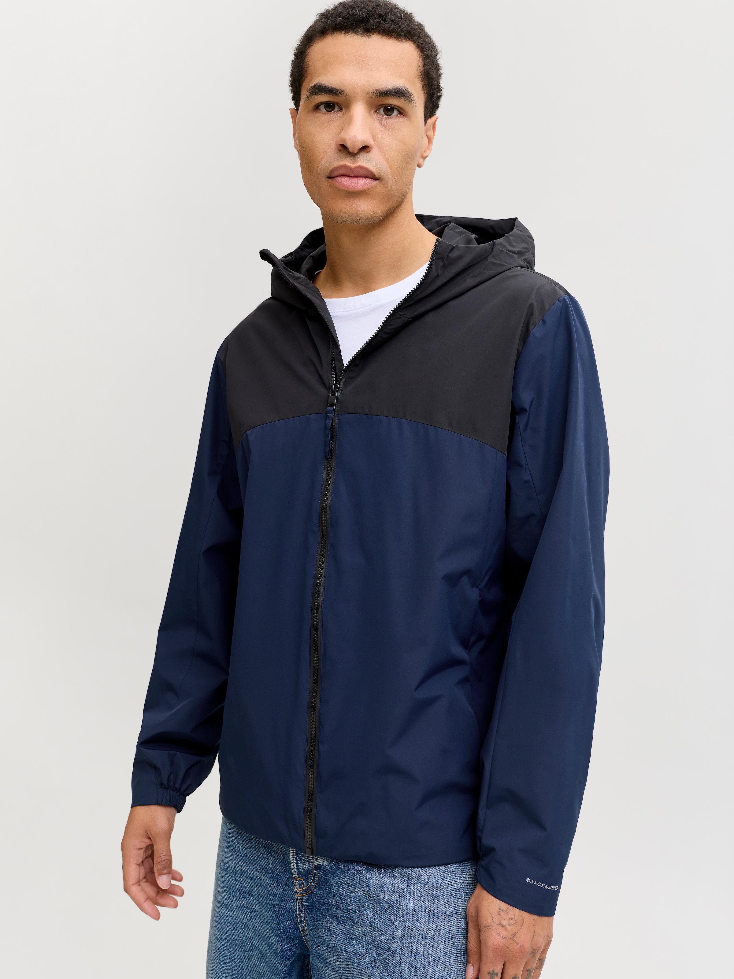 Jack & Jones Kurzjacke »JJESOHO LIGHT JACKET SN« mit Kapuze mit Kapuze