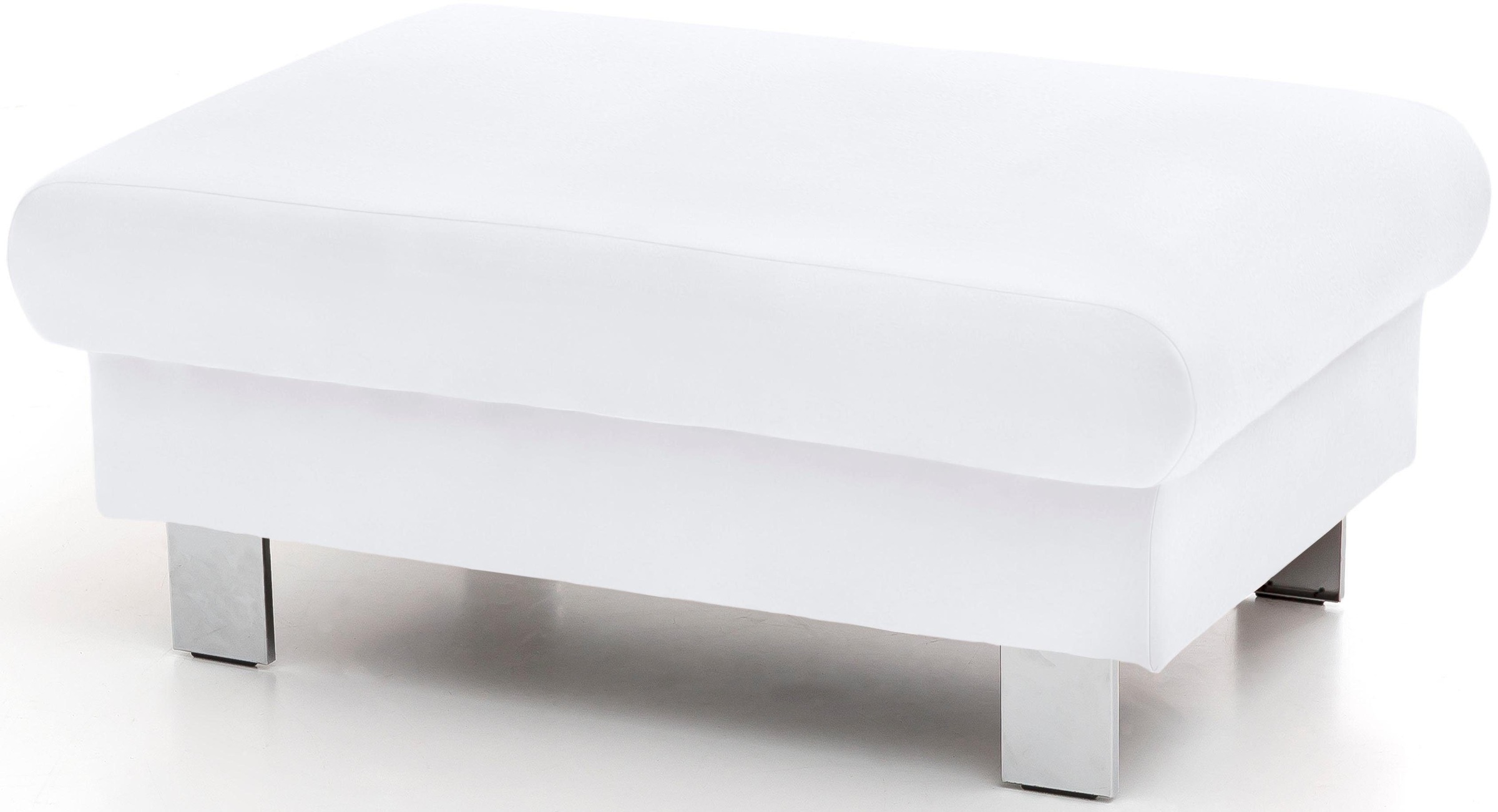 COTTA Polstergarnitur »Komaris L-Form«, (Set), Set bestehend aus: Ecksofa mit Kopfteilverstellung & Hocker