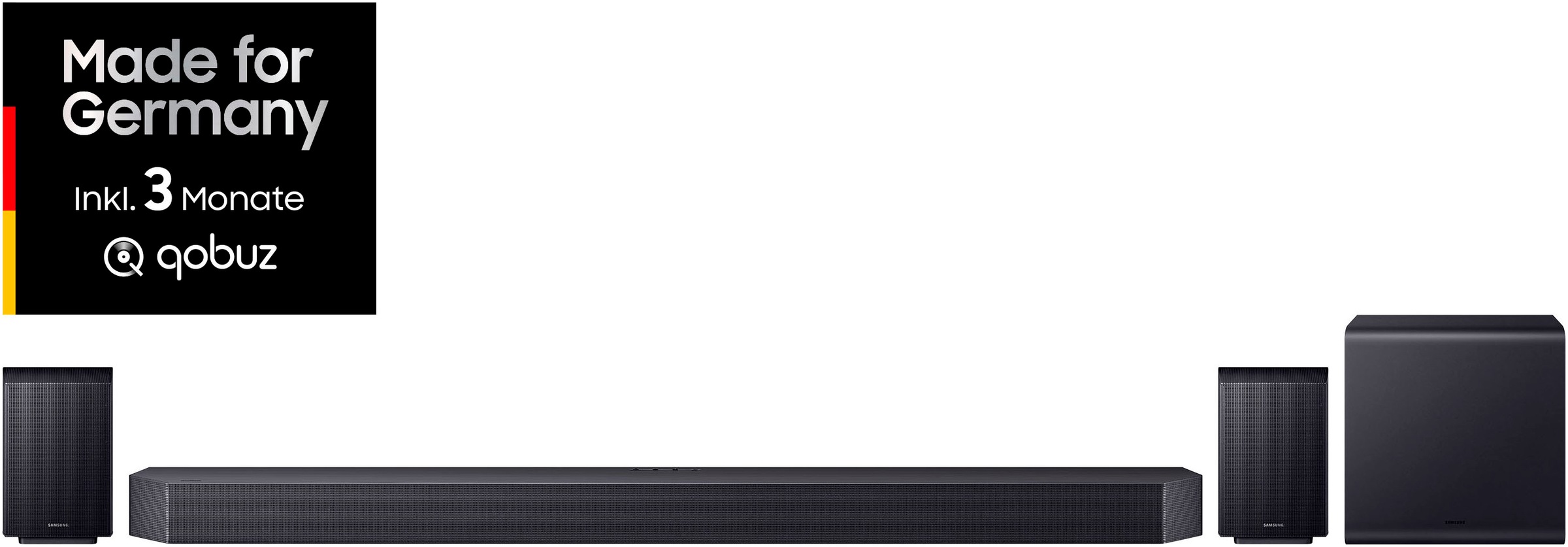 Samsung Soundbar »HW-Q995GF Q-Soundbar«, 11.1.4-Kanal Subwoofer & Rücklautsprecher, Kabellos Dolby Atmos, DTS:X