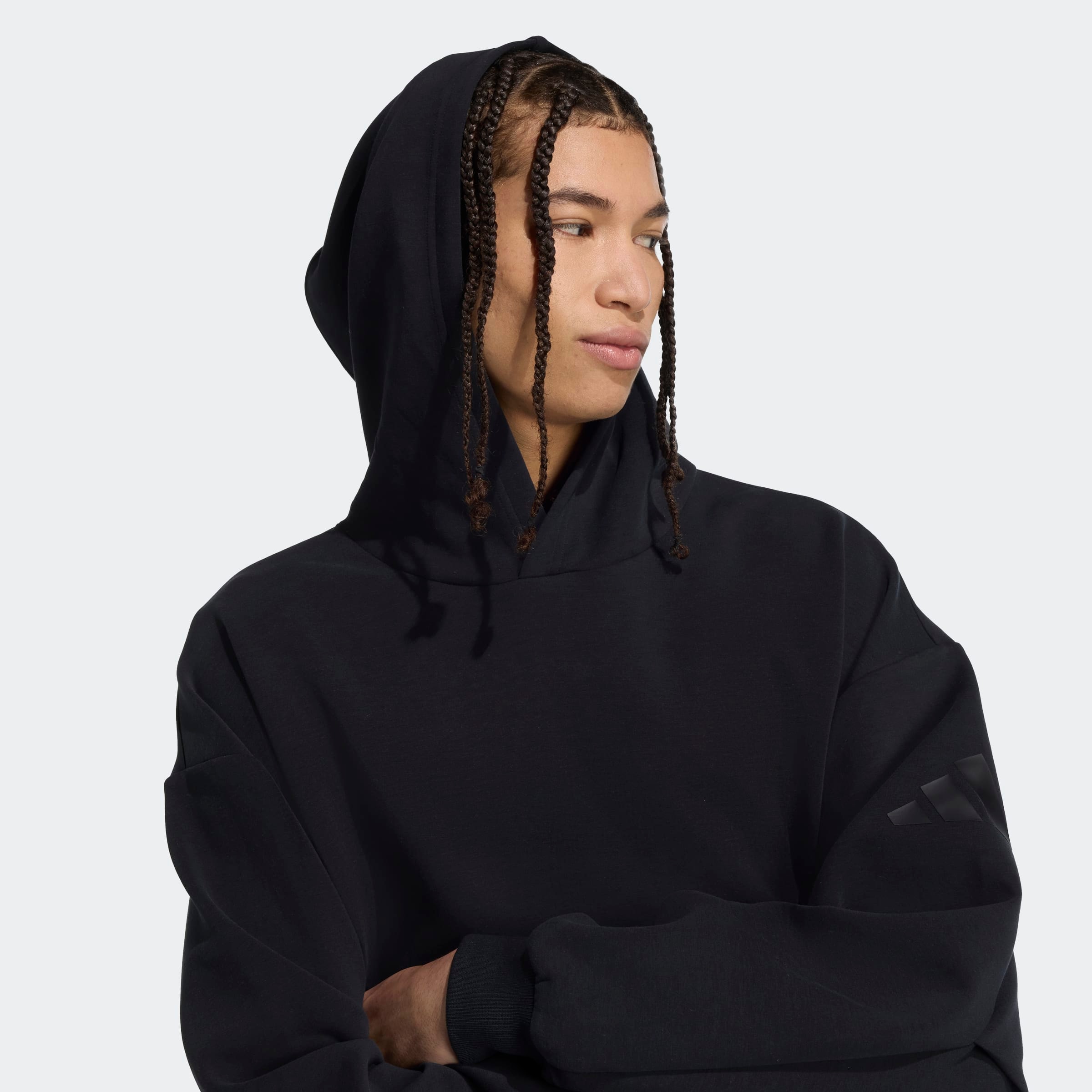 adidas Sportswear Kapuzensweatjacke »SOFT LUX HOODIE« mit Kapuze, für Sportmode und Freizeit, mit 3-Streifen-Logo-Print