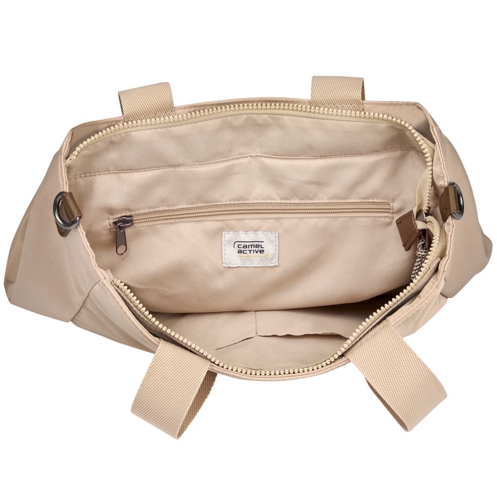 camel active Shopper »Aurum« aus recyceltem Polyester in Nylonstruktur, leicht & mit feinen Details