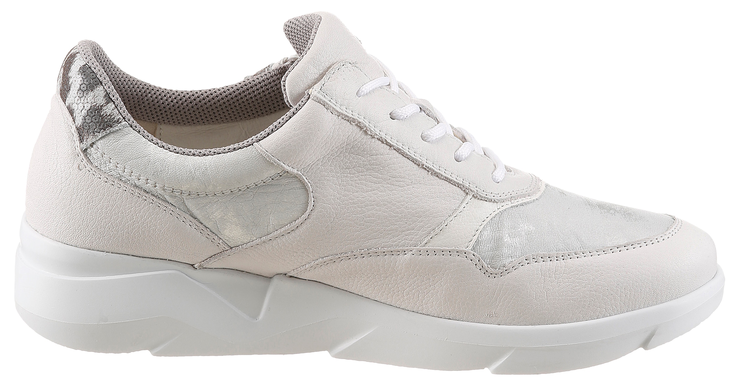 Waldläufer Sneaker »K-FUNKY«  Schnürschuh, Komfortschuh mit seitlichem Reißverschluss, K-Weite