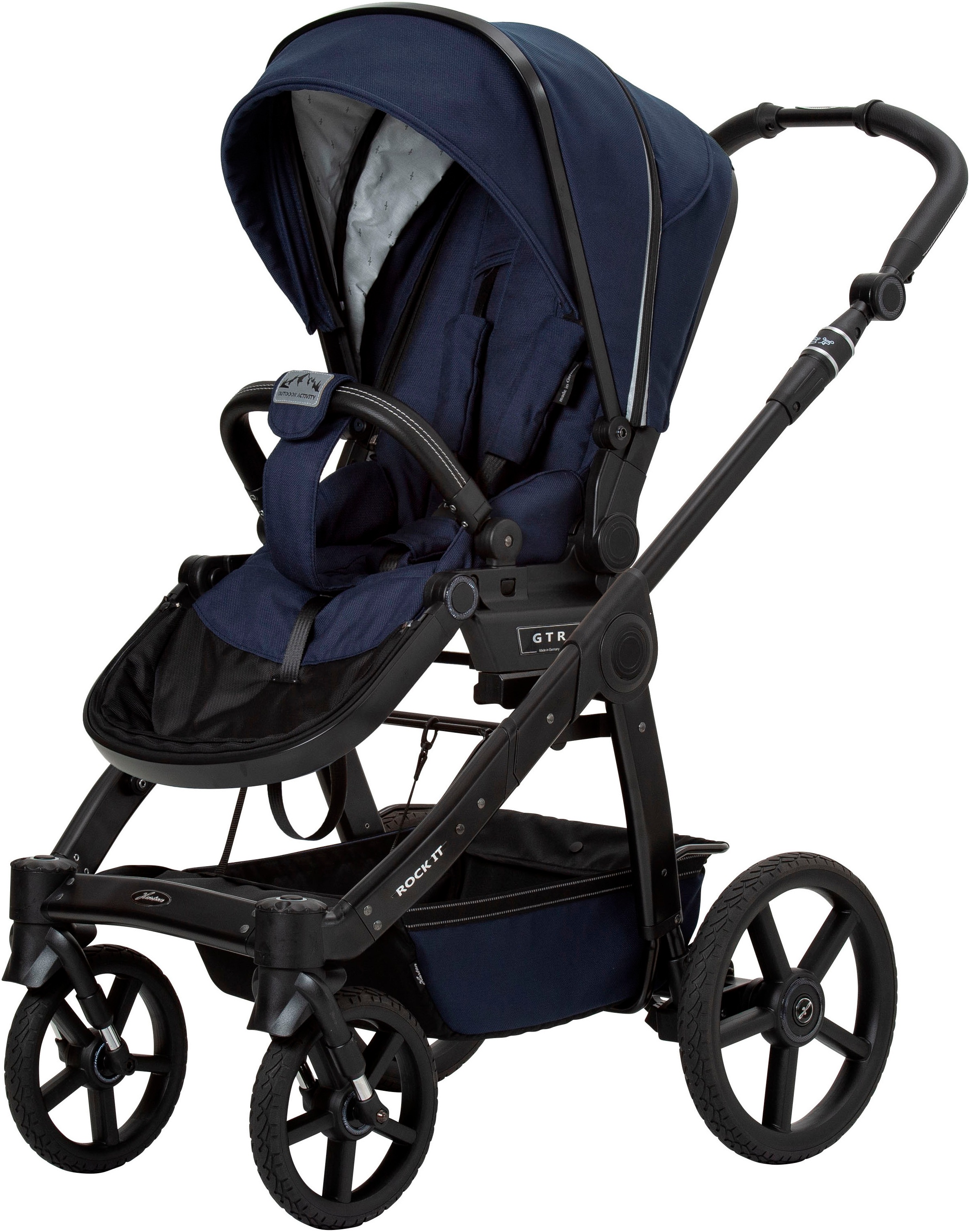 Hartan Kombi-Kinderwagen »Rock it GTR Outdoor mit Handbremse« Made in Germany