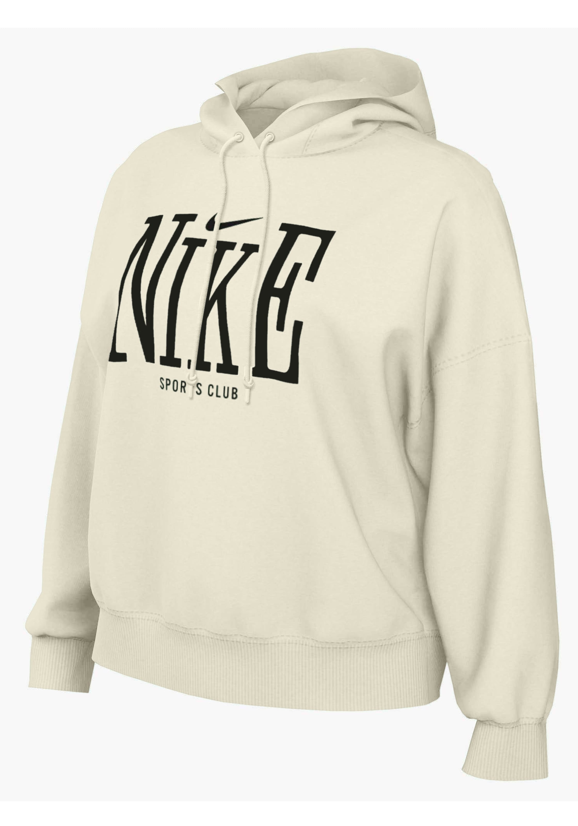 Nike Sportswear Kapuzensweatshirt »W NSW PHNX FLC OS GFX HDY«, mit Kordelverschluss, atmungsaktives Material, gerader Abschluss
