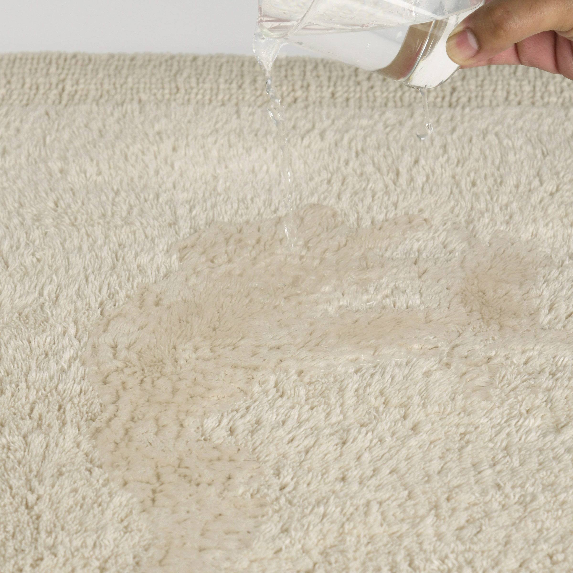 my home Badematte »Kapra, Badvorleger, Badezimmer Teppich«, beidseitig nutzbar-fußbodenheizungsgeeignet-strapazierfähig, mit Bordüre, Badteppich, Badematte, Baumwolle