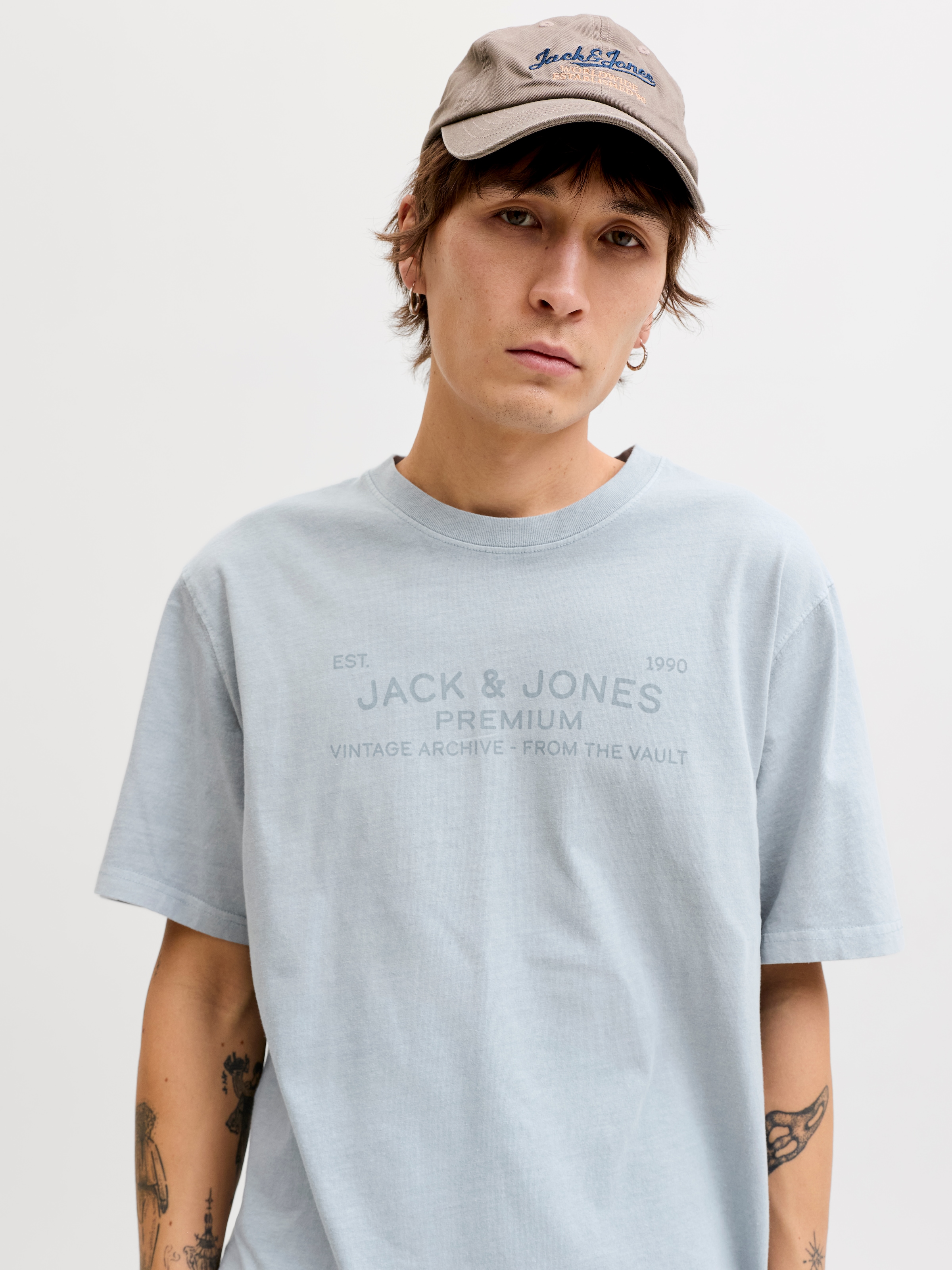 Jack & Jones T-Shirt »JPRBLUAIDEN SS TEE« Baumwolle, regular fit