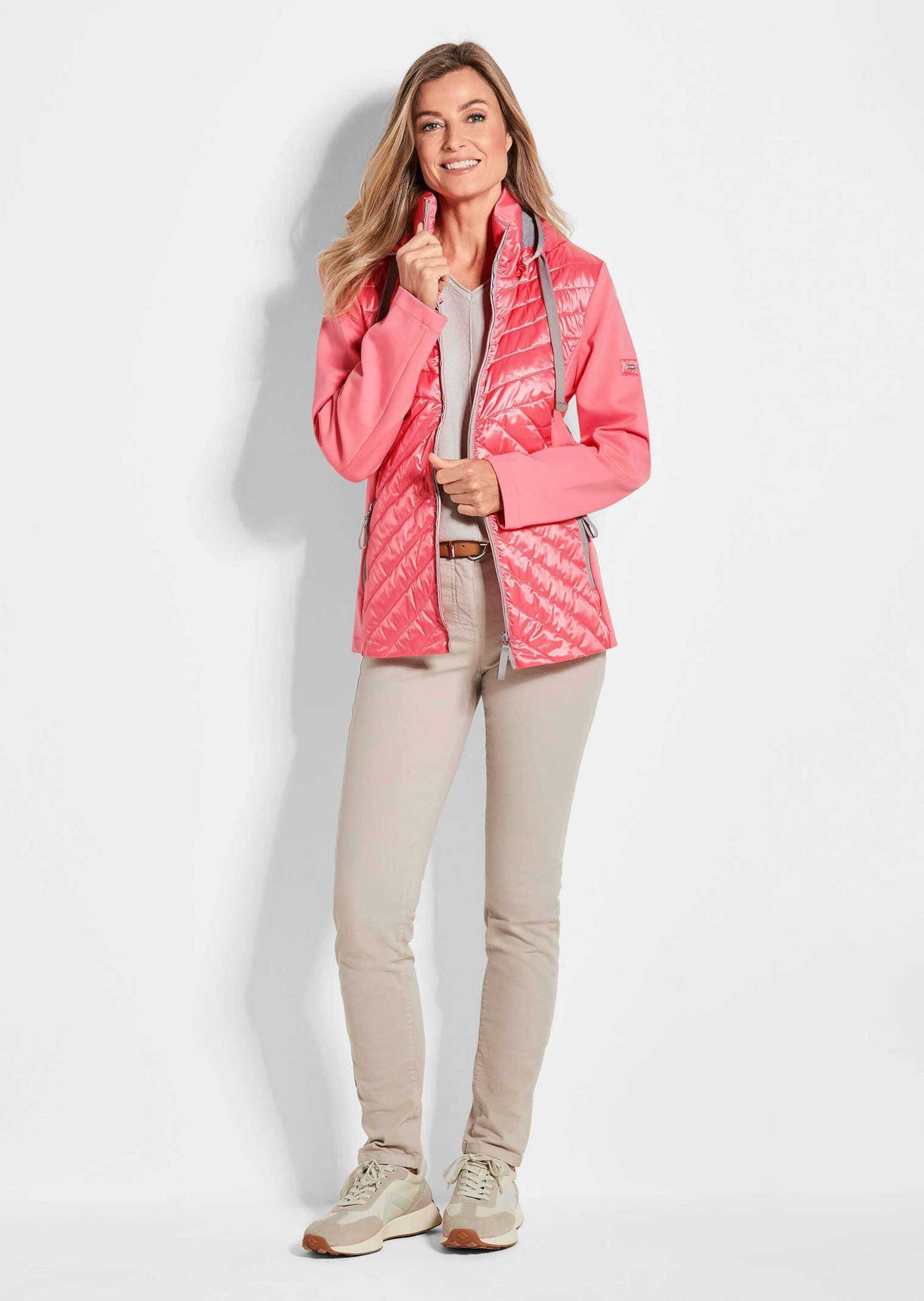 GOLDNER Kurzjacke »Steppjacke mit abnehmbarer Kapuze«