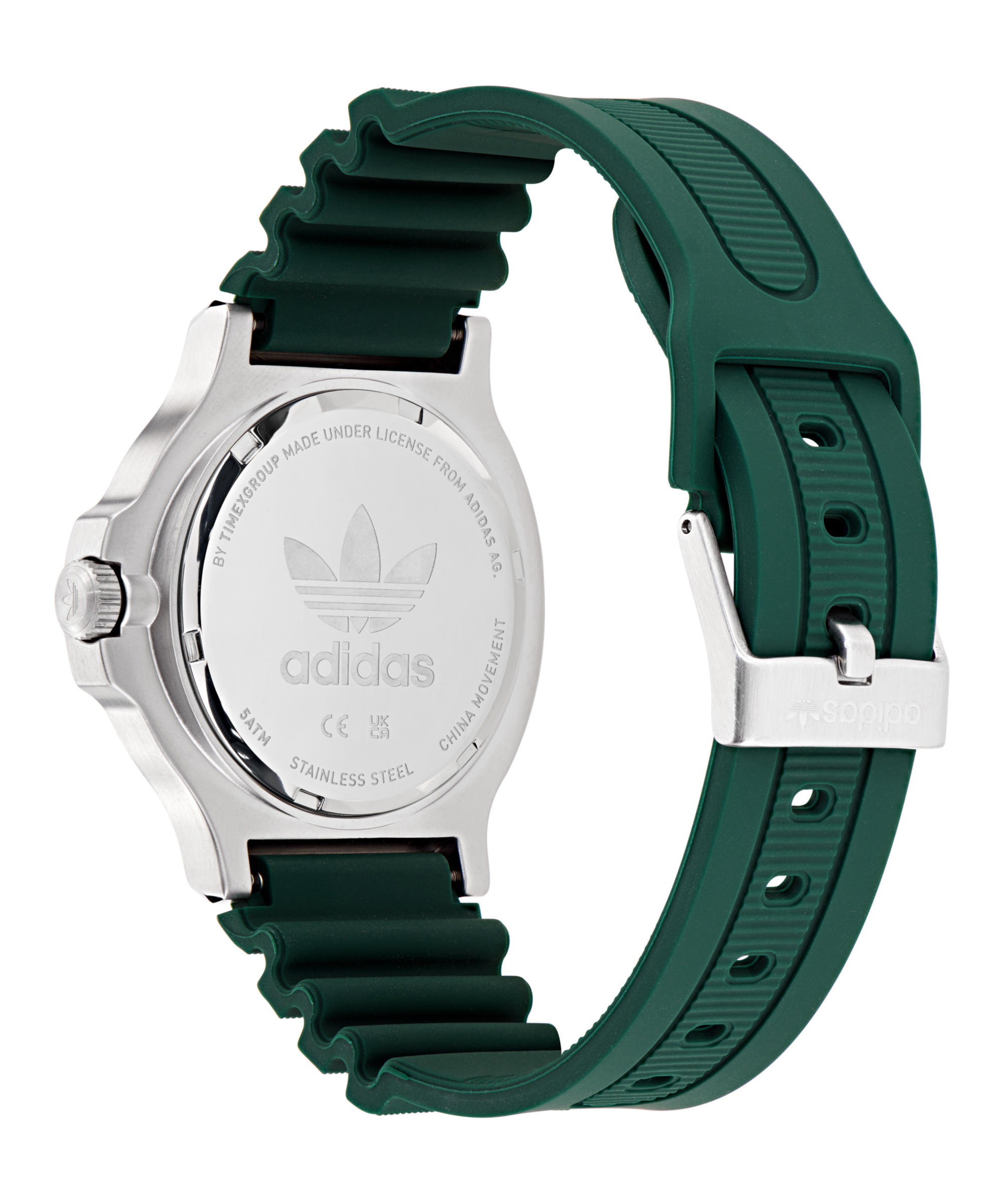 adidas Originals Quarzuhr »EXPRESSION THREE« Armbanduhr, Herrenuhr, Damenuhr, Silikonarmband, Leuchtzeiger