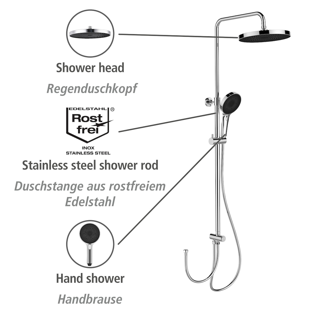 WENKO Duschsystem »Softwater«