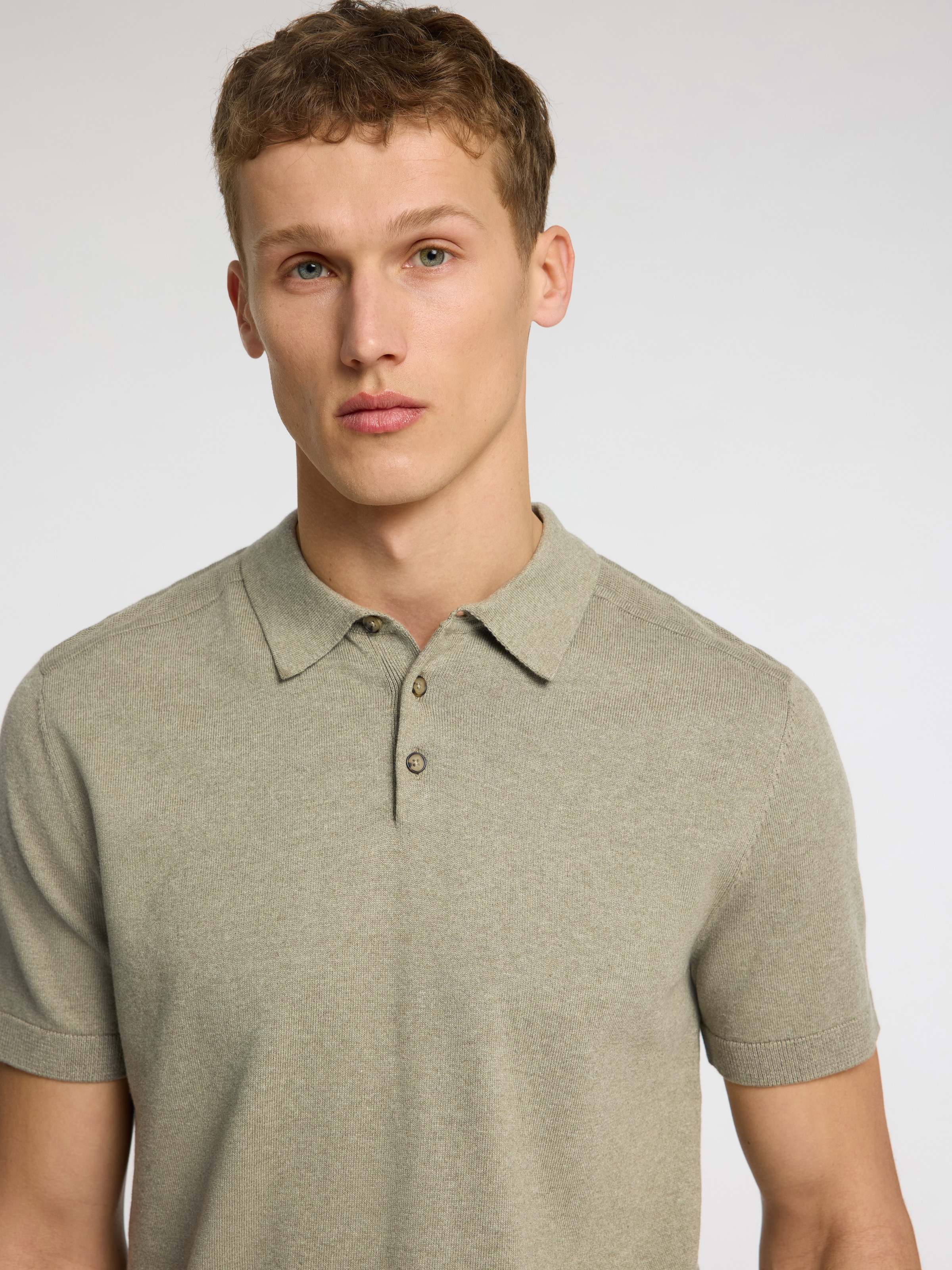 SELECTED HOMME Poloshirt »SLHBERG SS KNIT POLO NOOS«