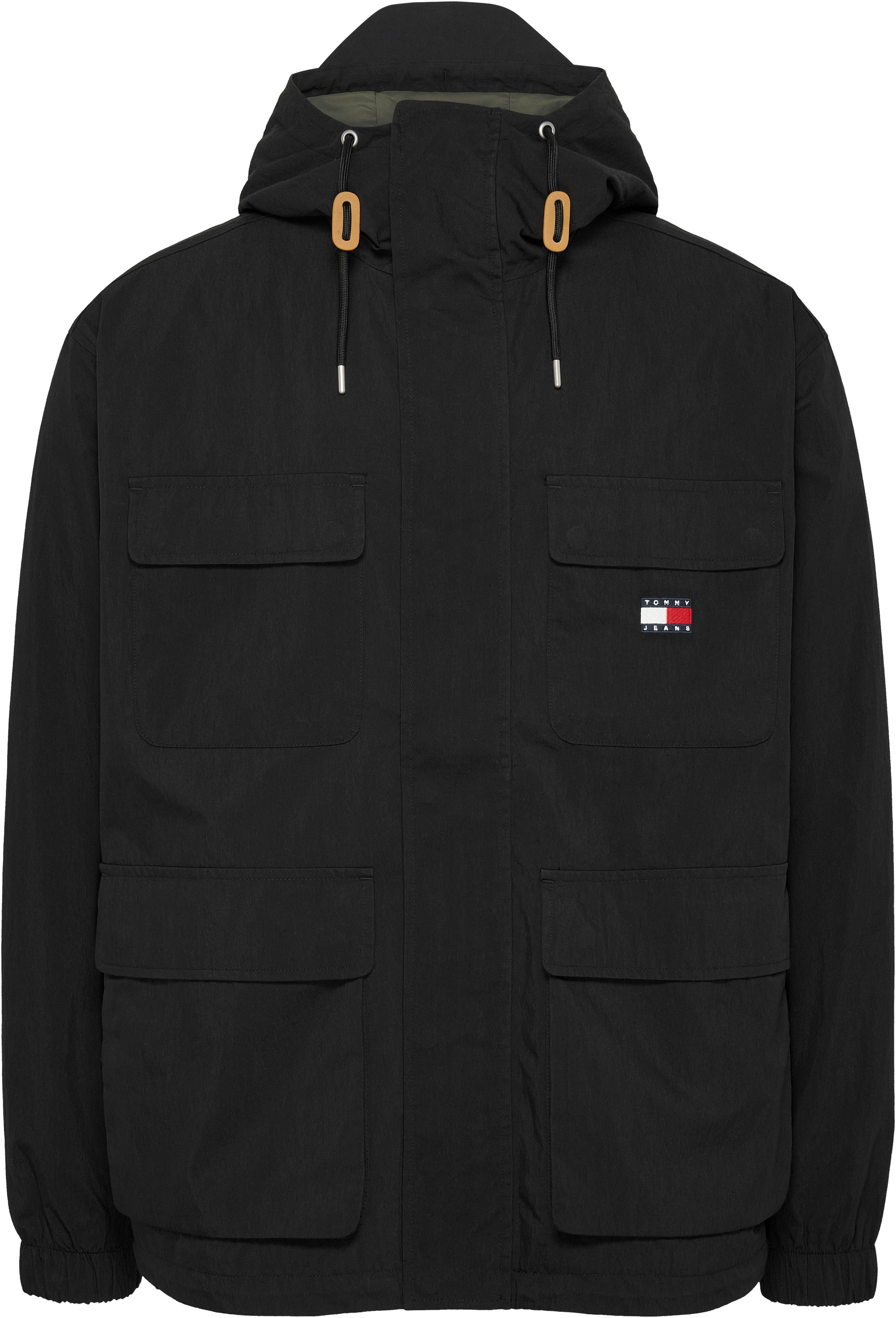 Tommy Jeans Parka »TJM UTILITY PARKA«, mit Kapuze, mit Logoprägung