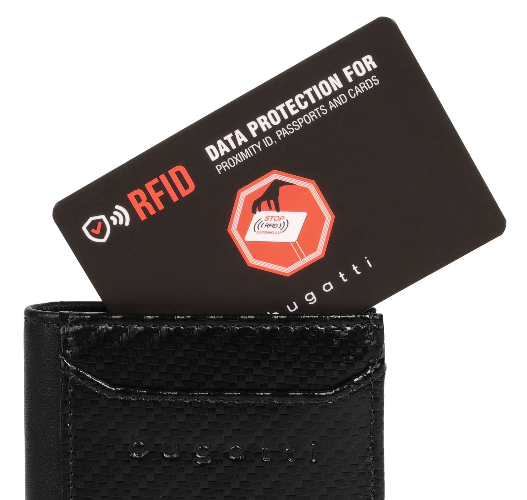 bugatti Geldbörse »SECURE SLIM«, echt Leder