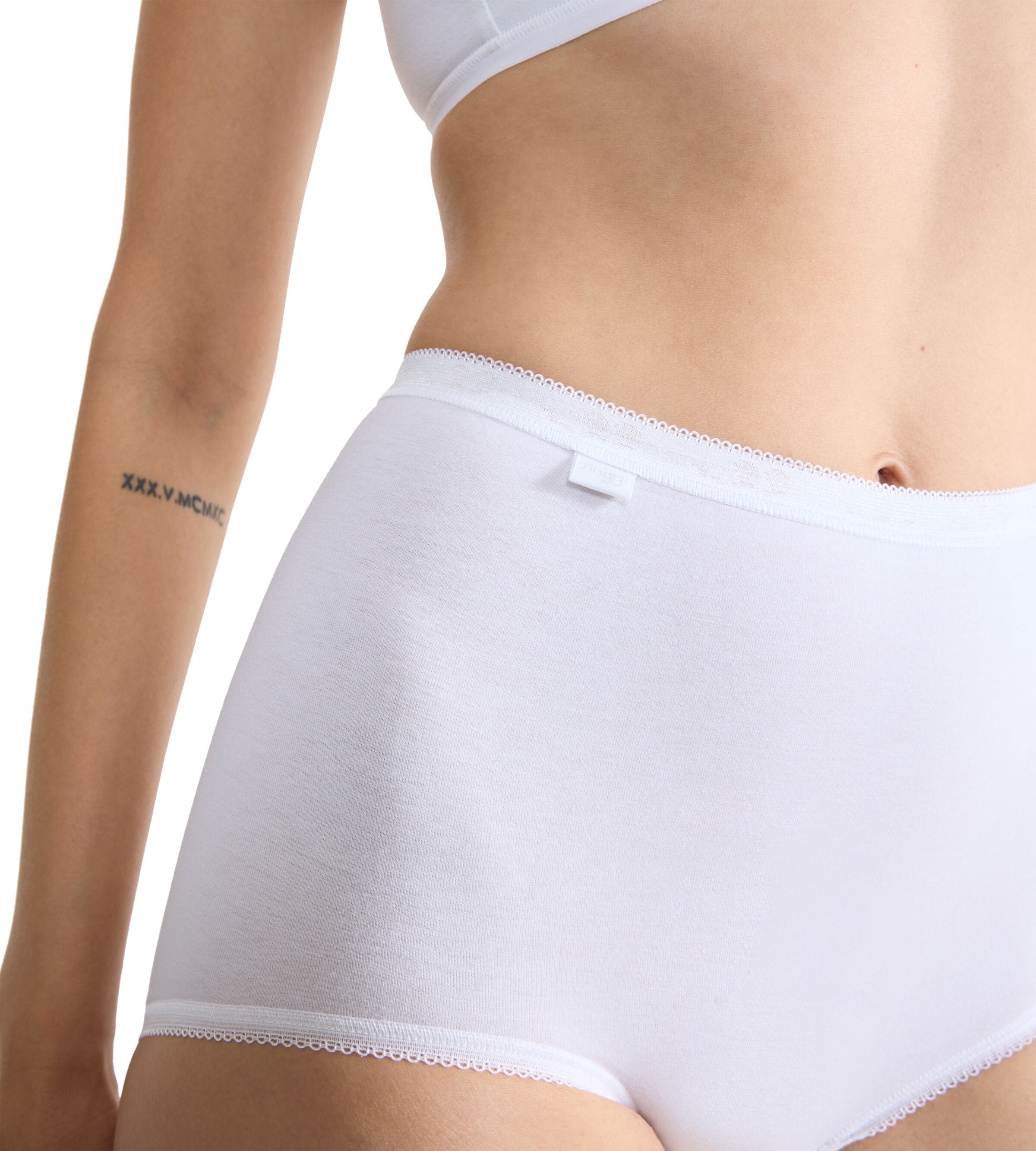 sloggi Maxislip »Basic+«, (3er Pack), Baumwollmischung, weiche Nähte, Single Jersey