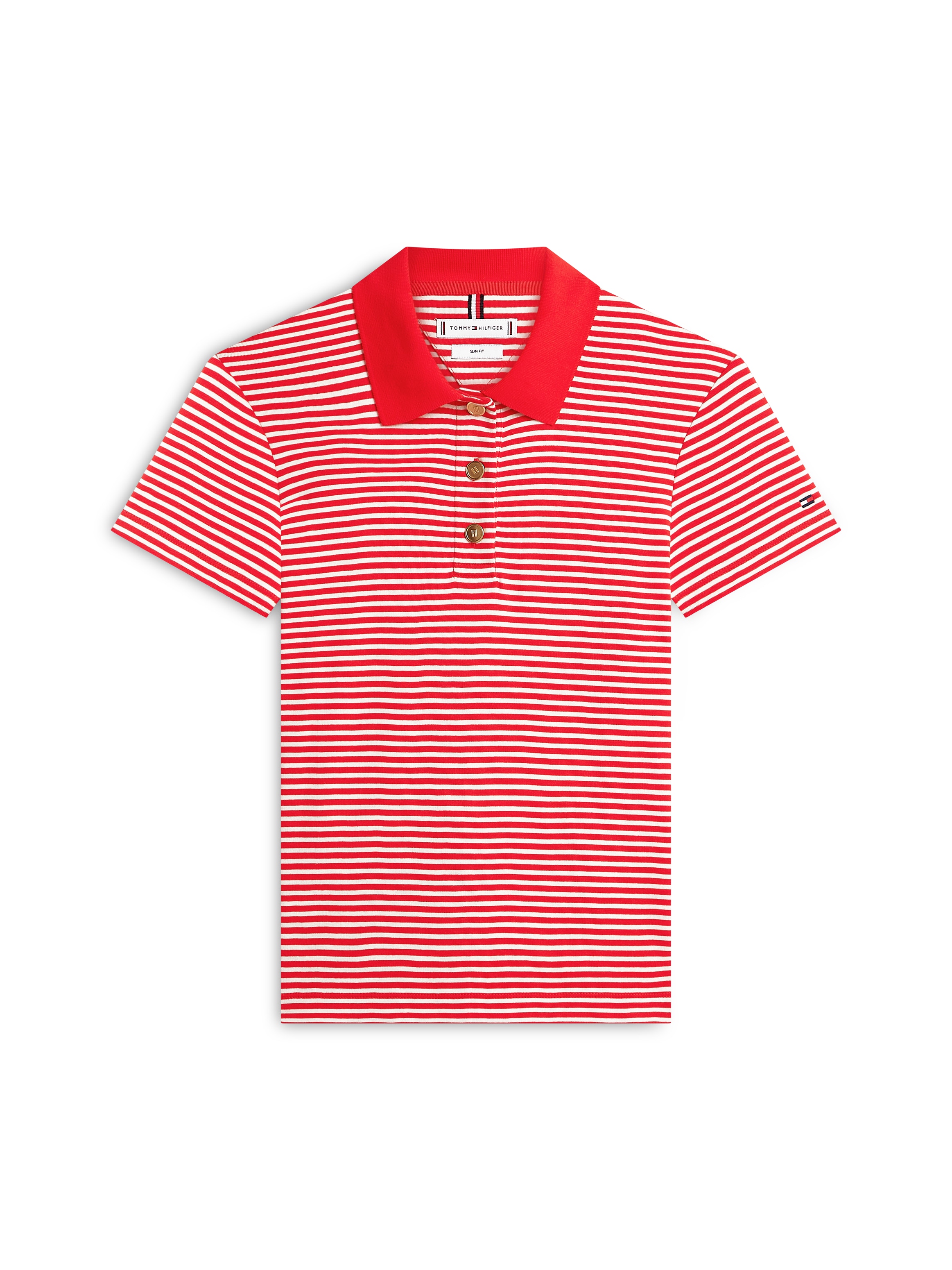 Tommy Hilfiger Poloshirt »GOLD BUTTON SLIM SS POLO«