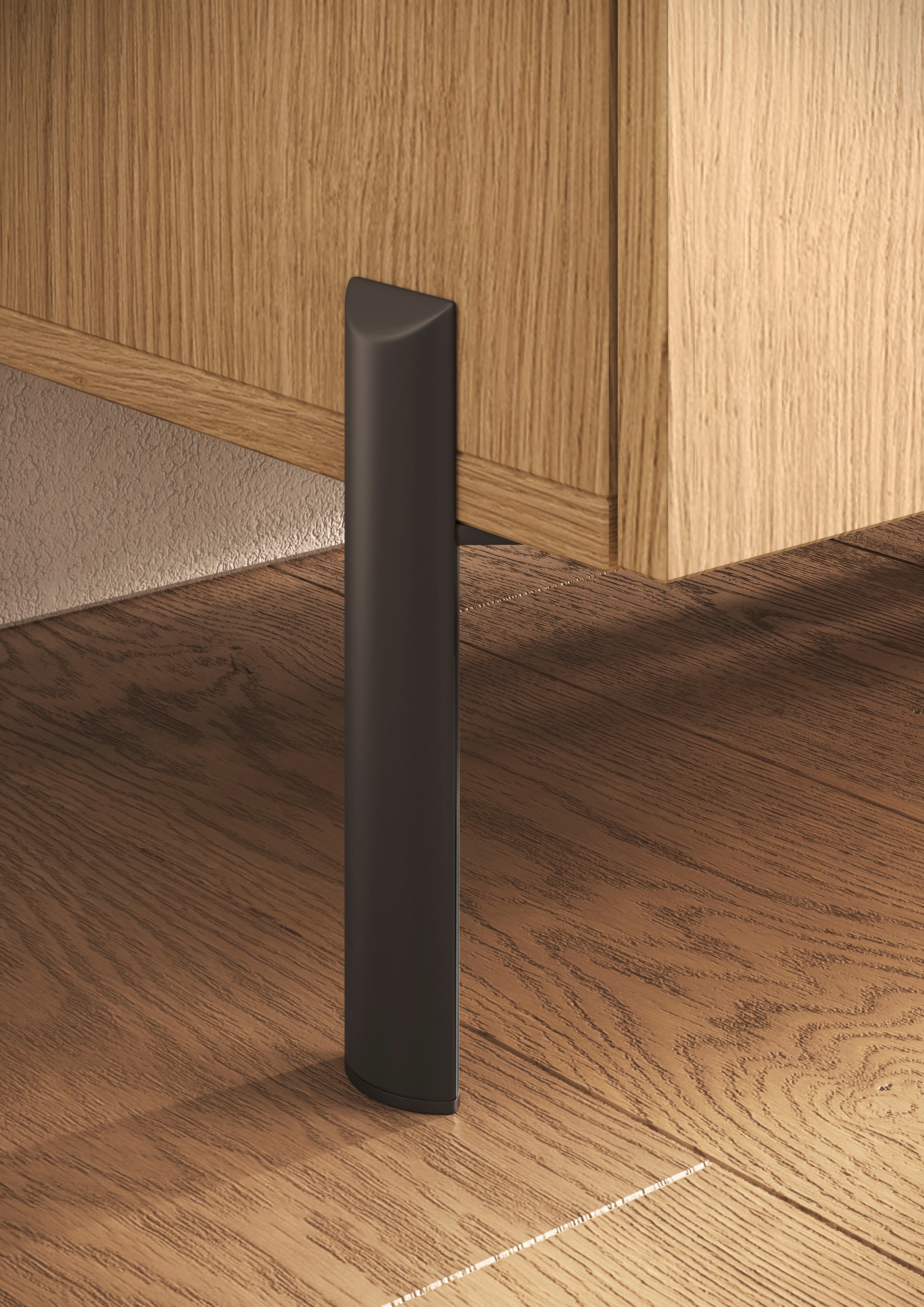 OTTO home Highboard »Badia, B/H 101/124 cm, 2 Türen, 2 Schubkästen, Stauraumschrank« Innenliegendes Top, gerade Metallfüße, salbeigrüne Farbakzente
