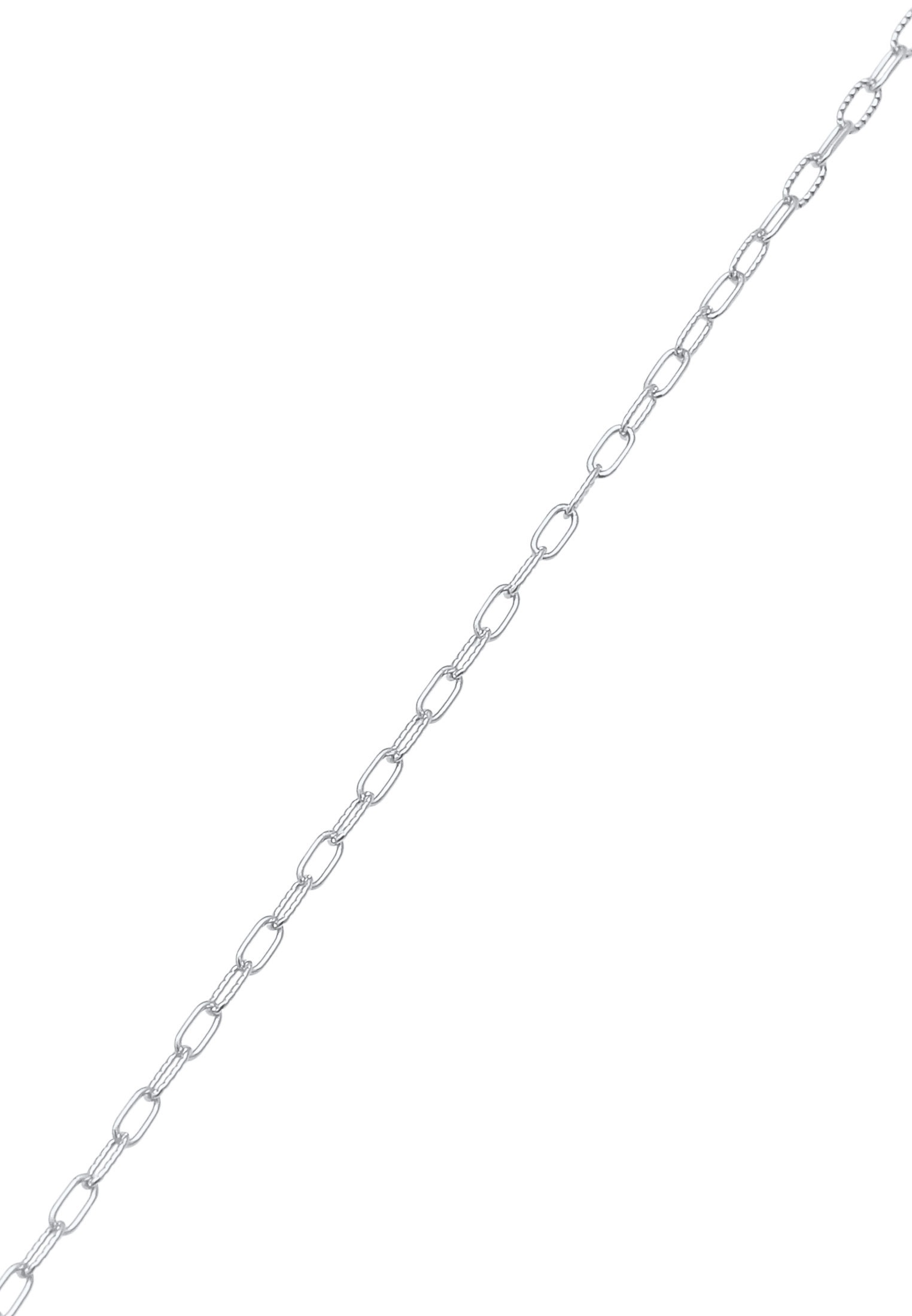 Elli Armkette »Armband Glieder Oval Fein Basic 925 Silber«