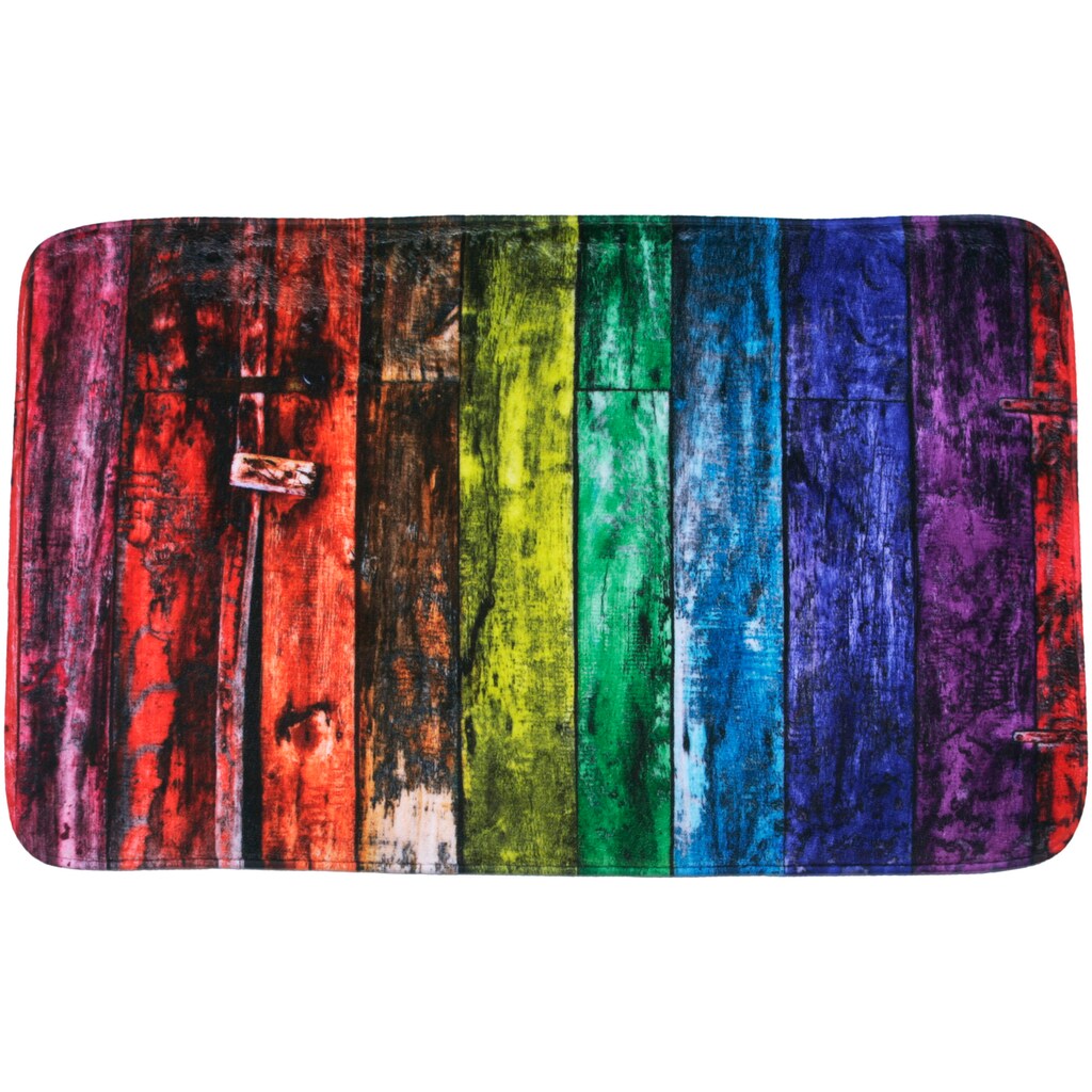Sanilo Badematte »Rainbow«, Höhe 15 mm, schnell trocknend