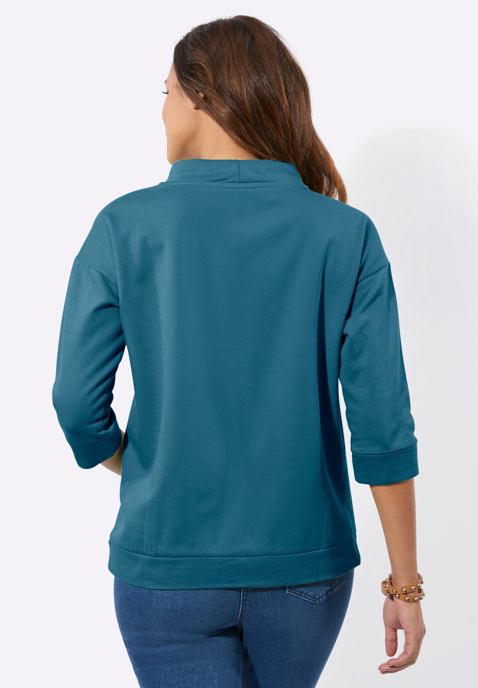 Witt Sweatshirt »Sweatshirt Sweatshirt mit überschnittenen Schultern«
