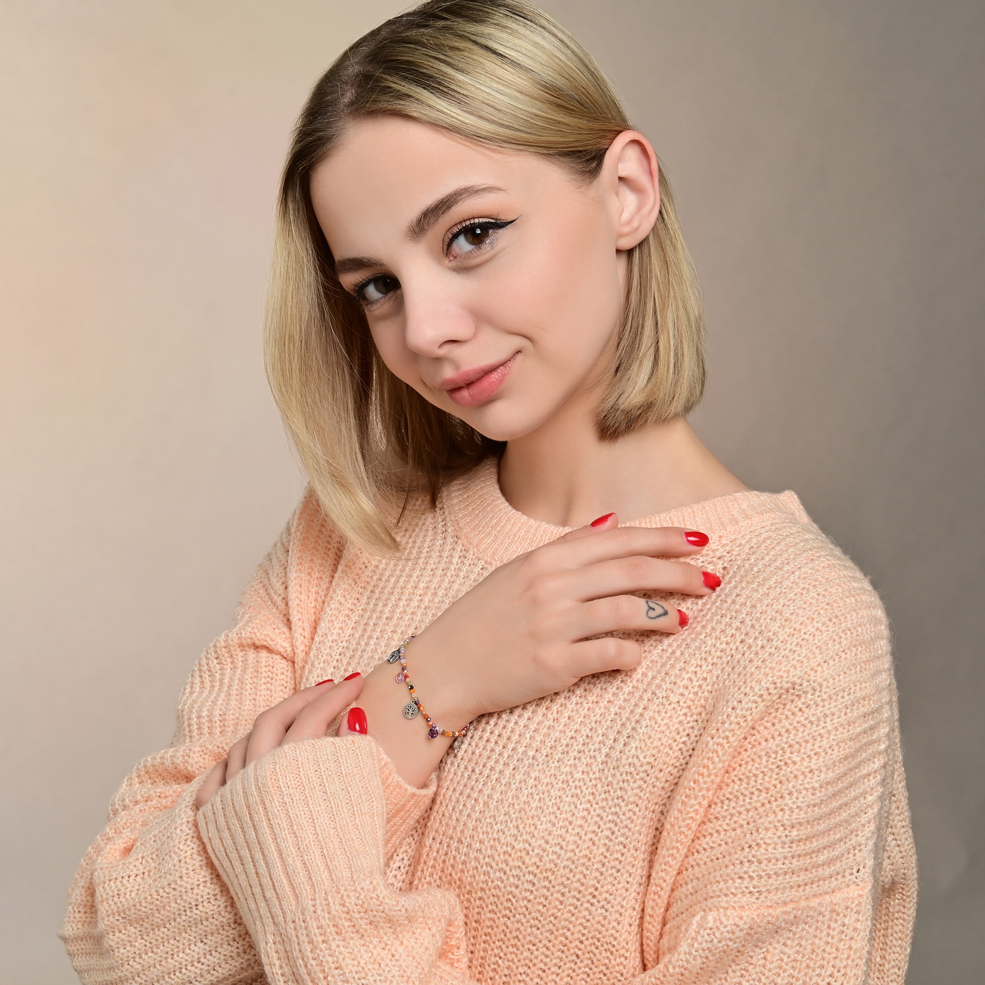 Adelia´s Kettenanhänger »Damen Anhänger ¿ Lebensbaumanhänger aus Edelstahl mit Perle«