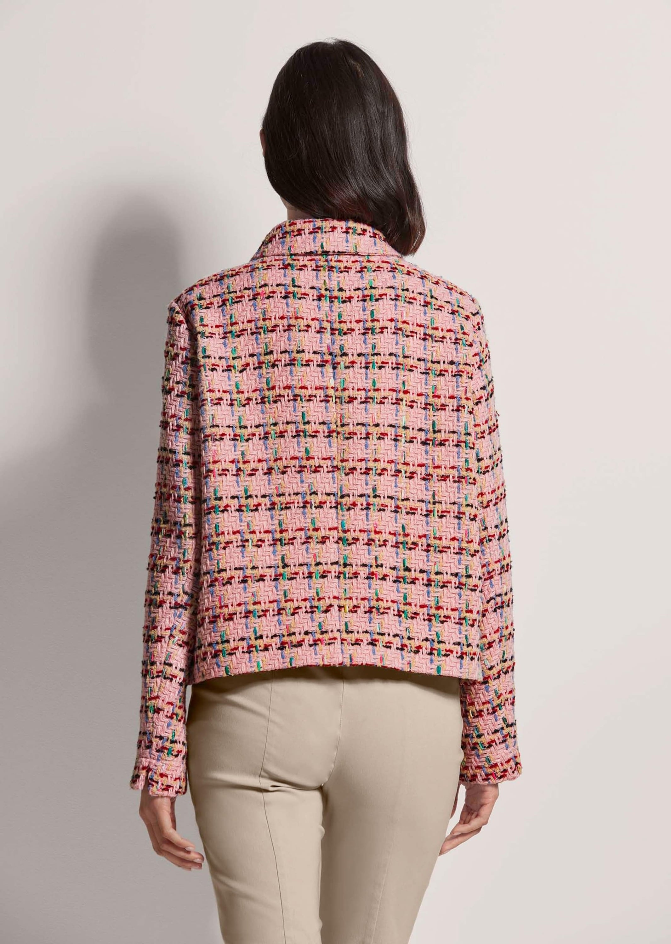 MADELEINE Kurzblazer »Blazer Kurzer Strukturblazer mit Hemdkragen«