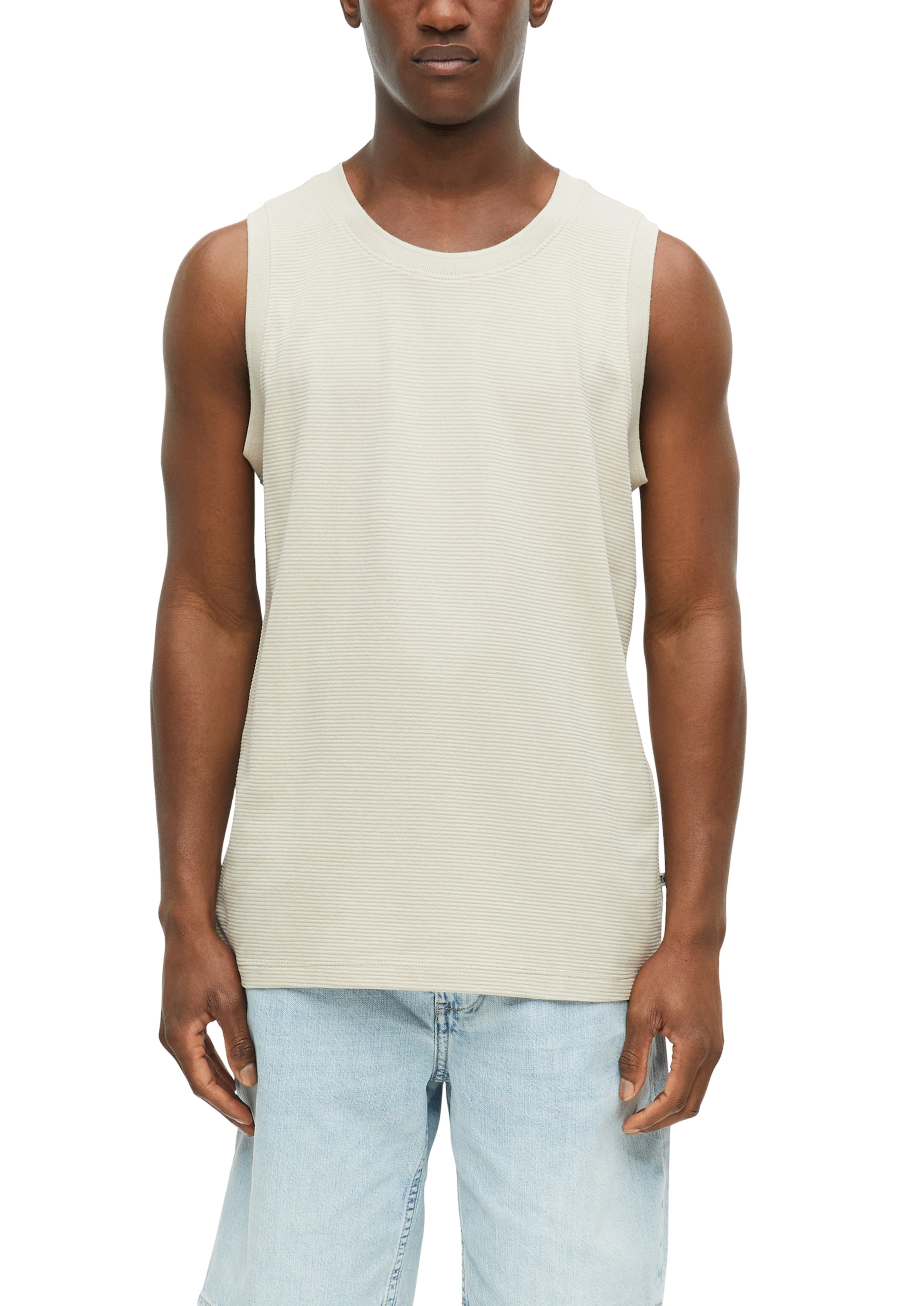 s.Oliver Tanktop Sommertop in feiner Streifen-Optik