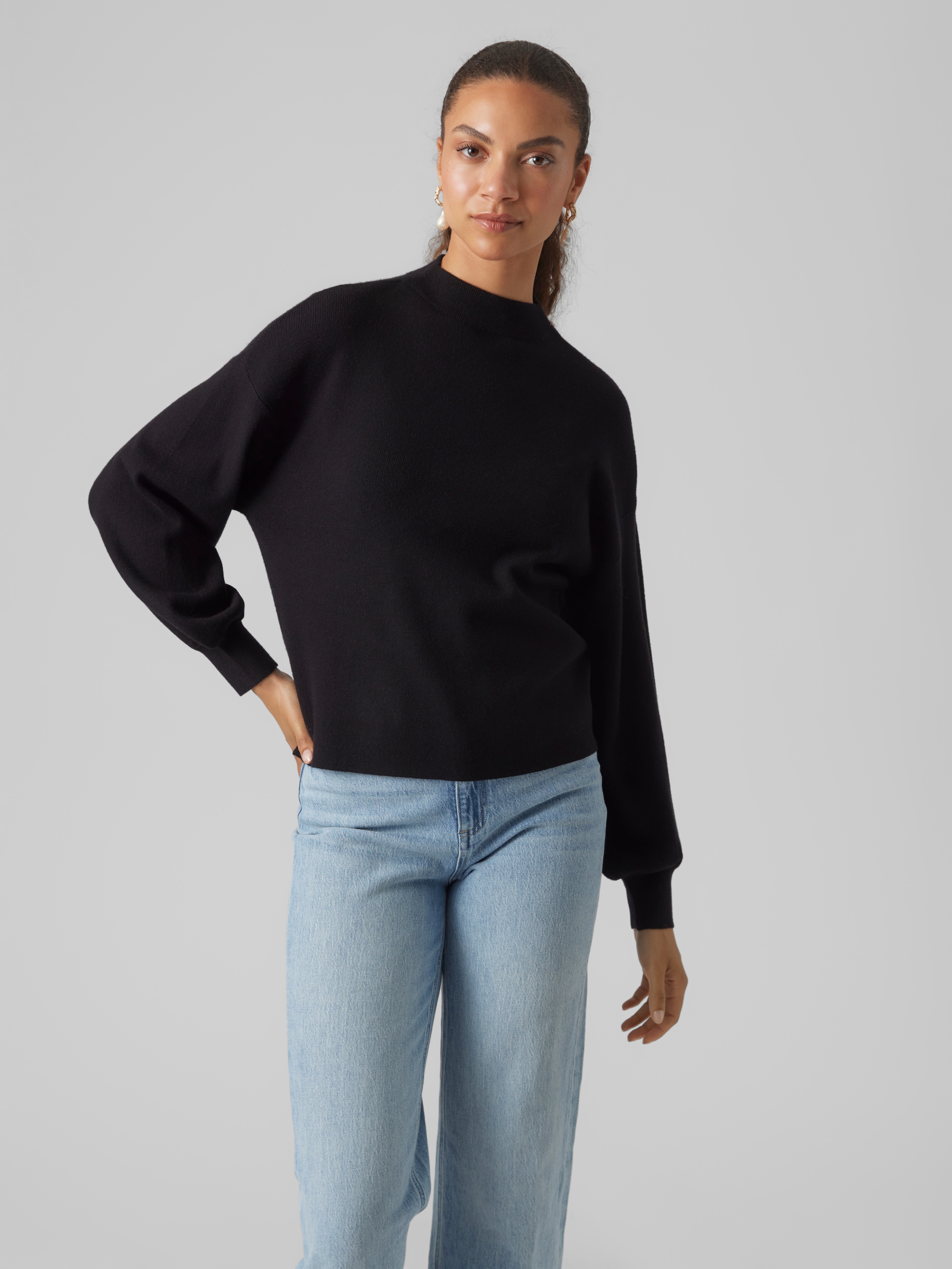 Vero Moda Strickpullover »VMNANCY LS FUNNELNK PULLOVER GA«