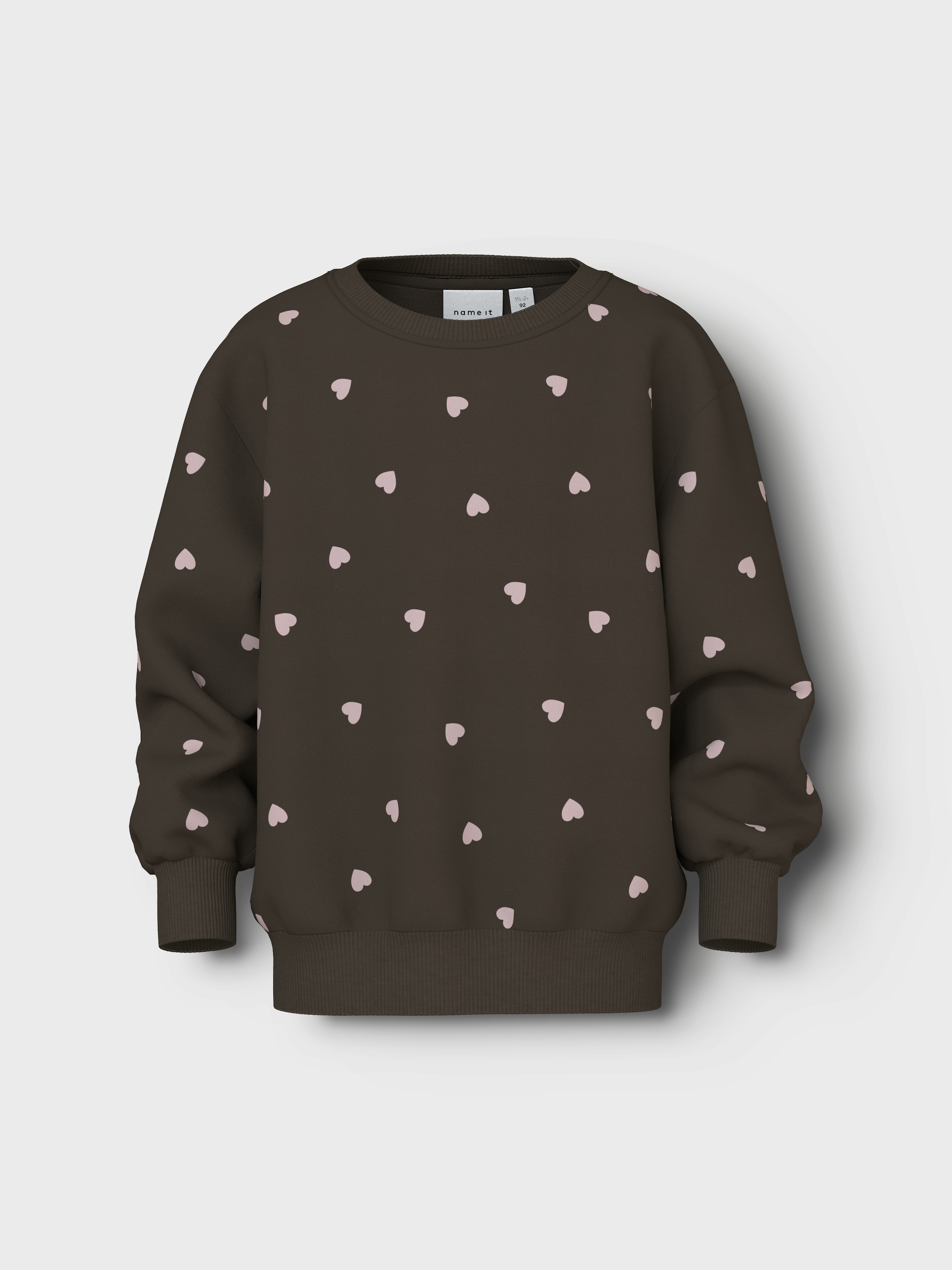 Name It Sweatshirt »NMFNEHEART NREG SWEAT BRU«