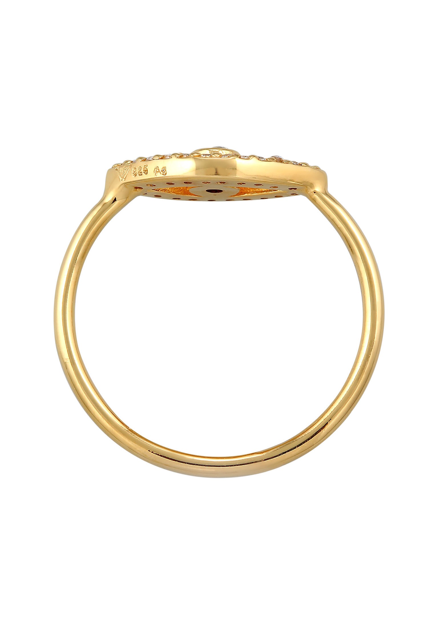 Elli Silberring »Ring Evil Eye Zirkonia Kristalle 925 Silber«