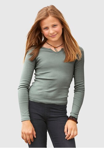 KIDSWORLD Langarmshirt, figurbetonte kurze Form kaufen