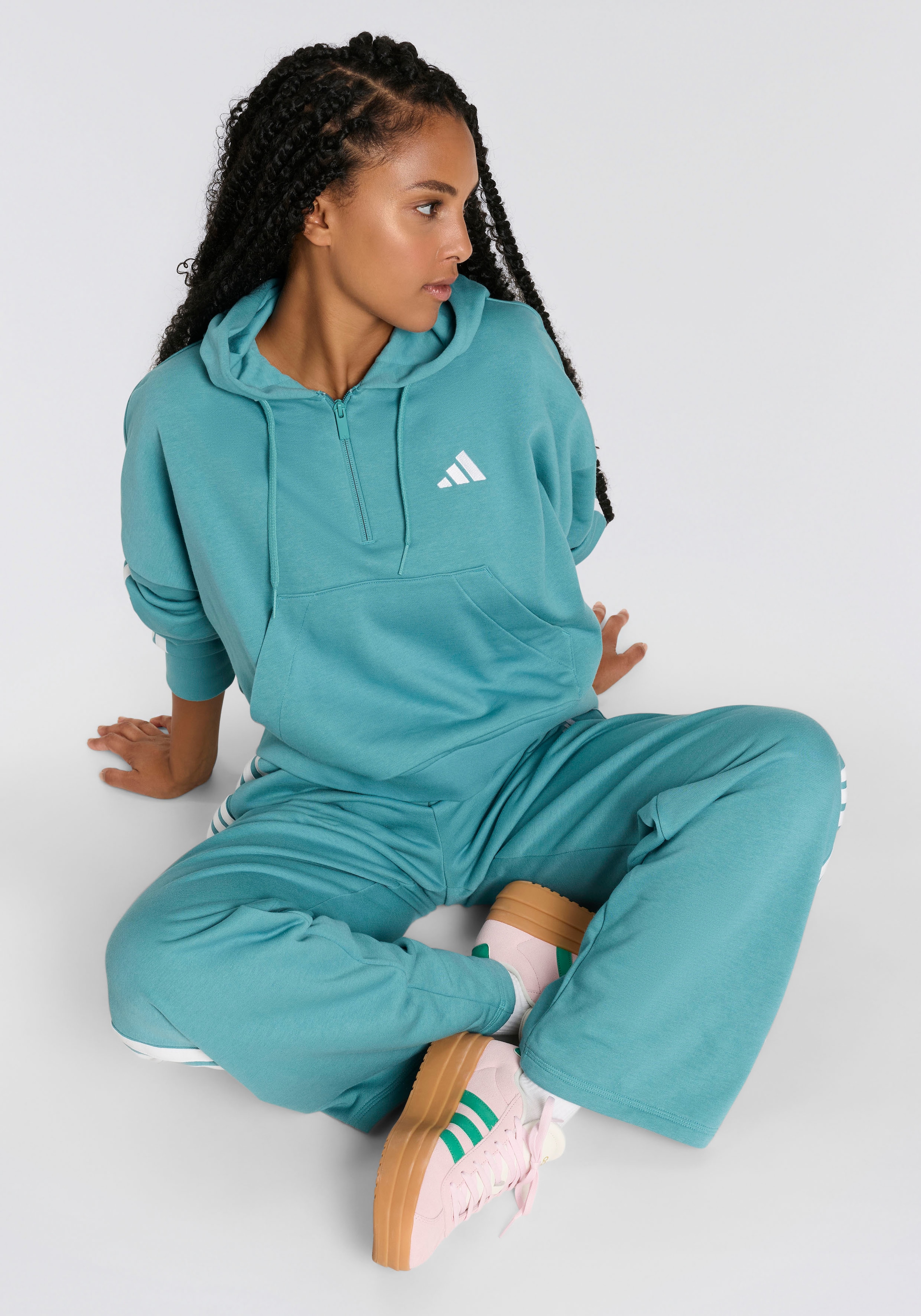 adidas Sportswear Kapuzensweatshirt »W 3S FT QZ HD«