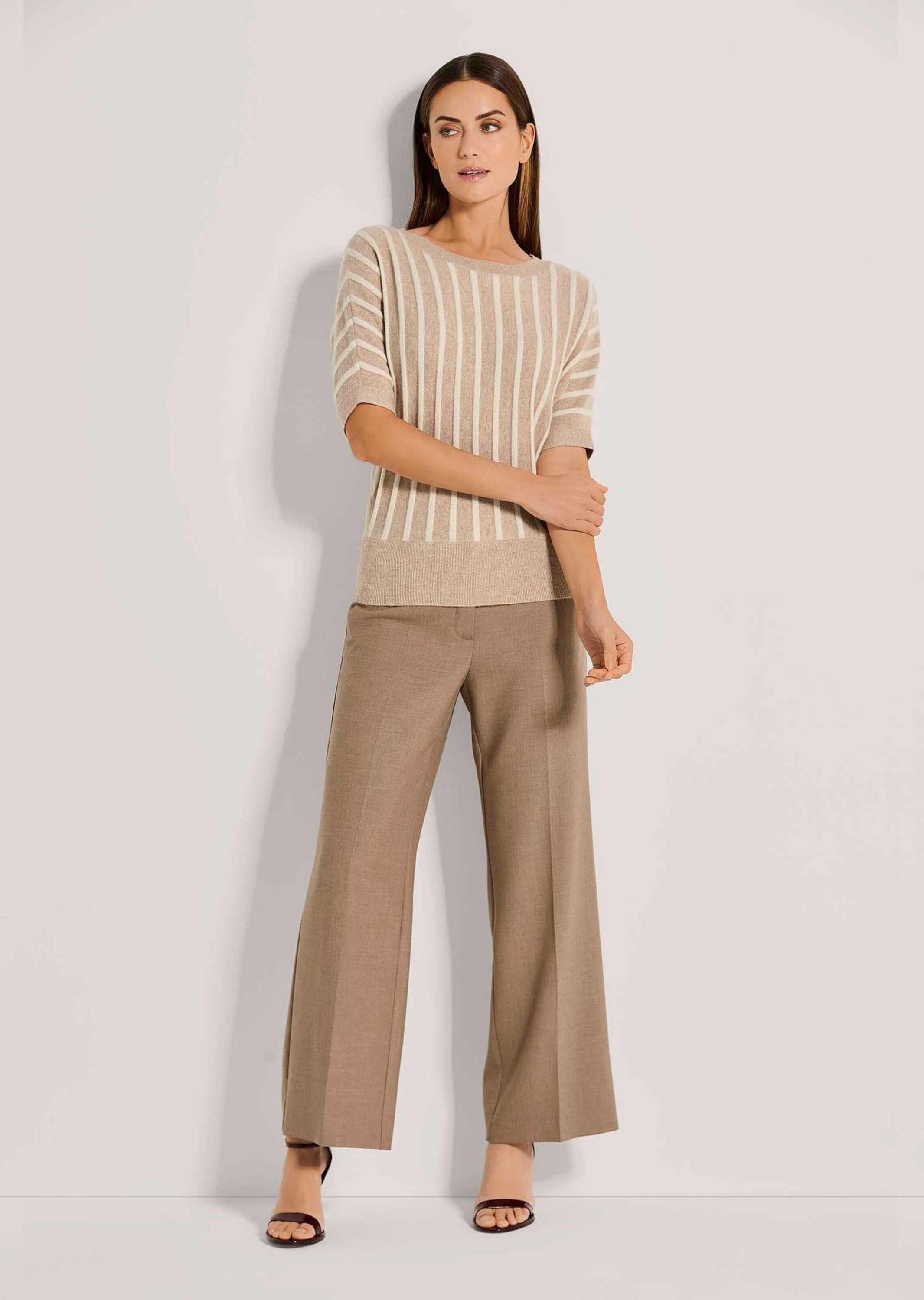 MADELEINE Longpullover »Pullover Streifenpullover aus Good Cashmere«