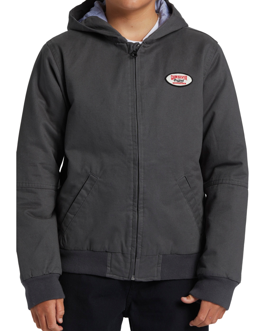 Quiksilver Outdoorjacke »Lets Go To School«, mit Kapuze
