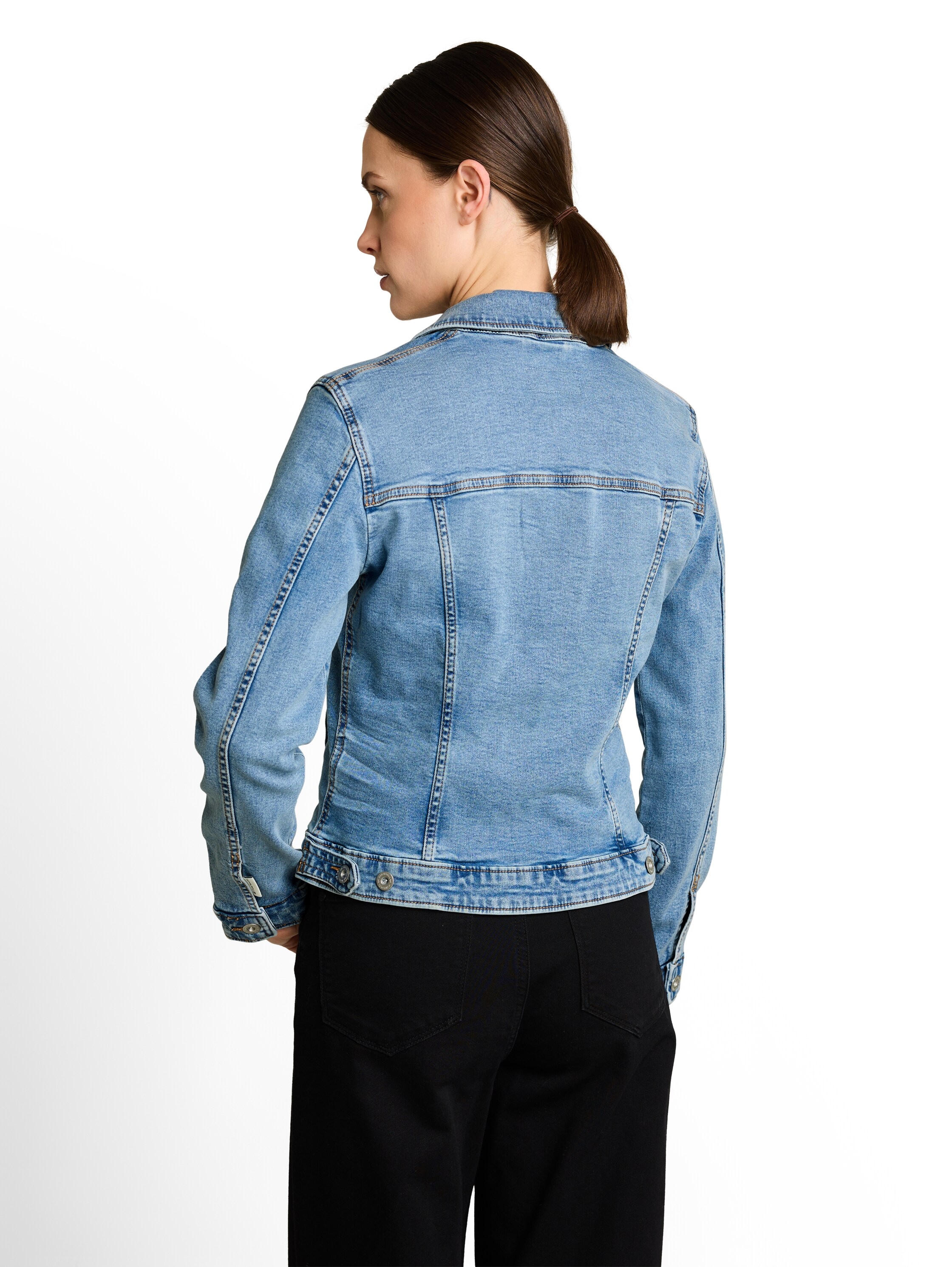 TOM TAILOR Jeansjacke ohne Kapuze mit Stretch