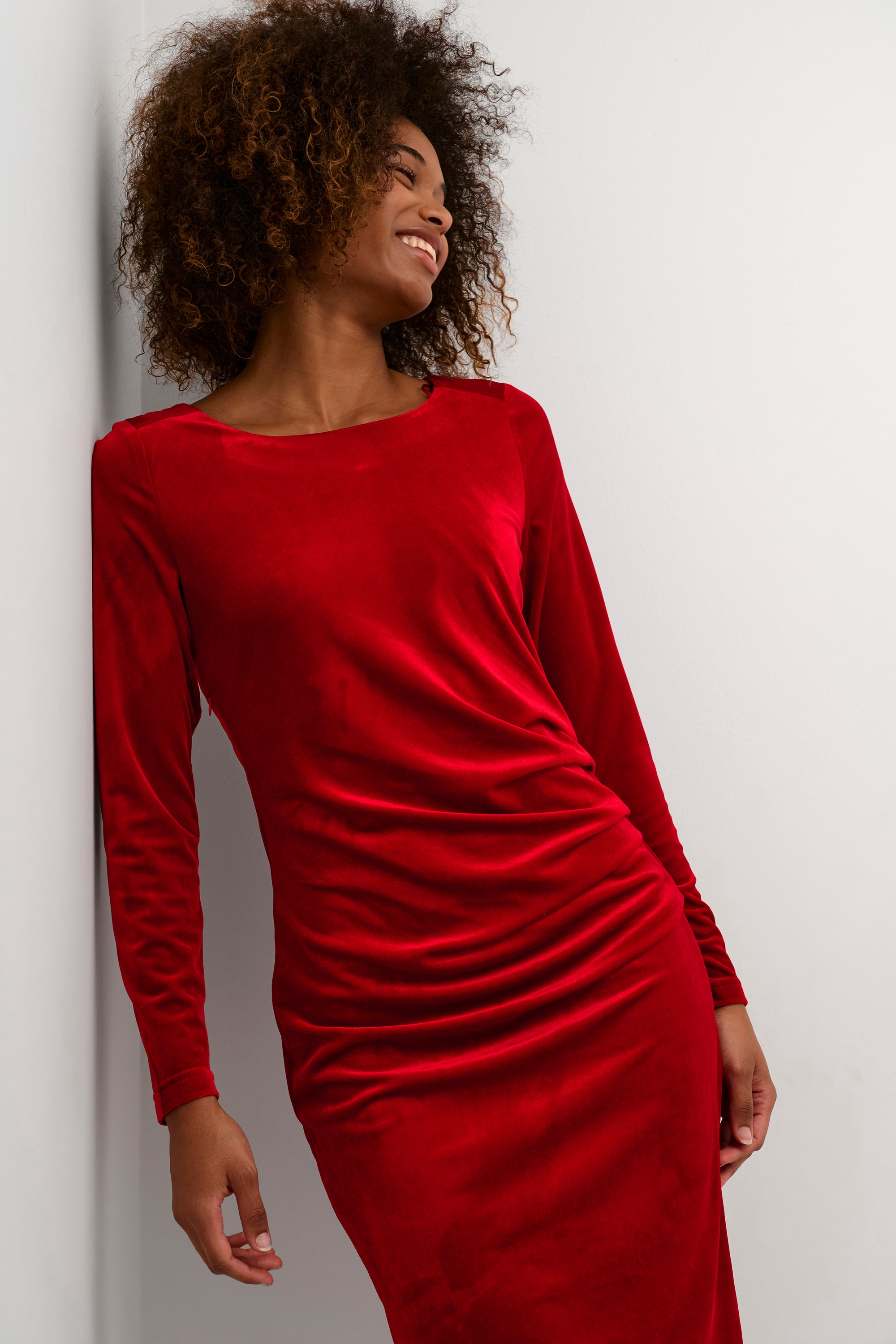 KAFFE Midikleid »Kleid Kelly«