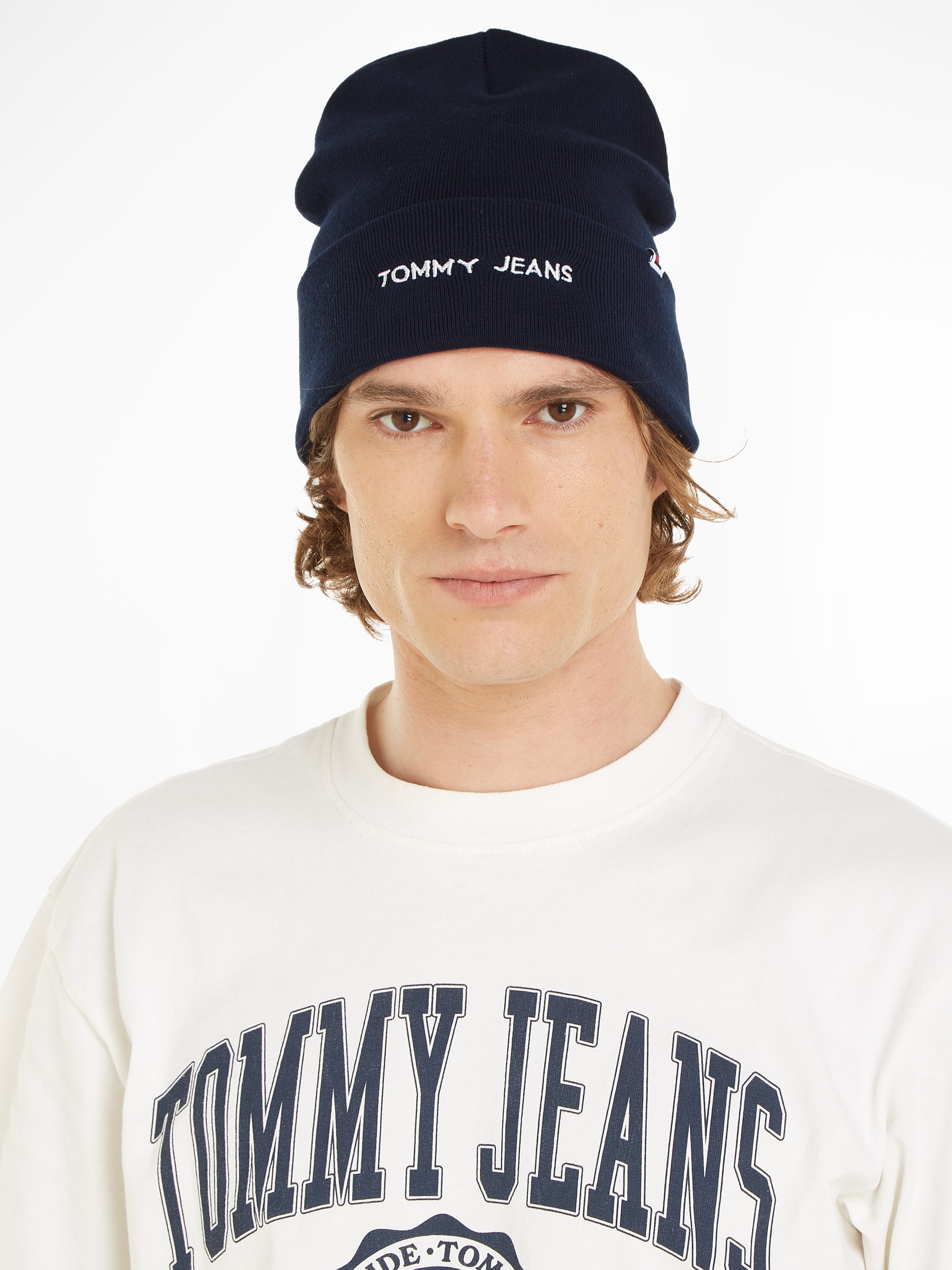Tommy Jeans Strickmütze »TJM LOGO OTTO shoppen online bei BEANIE« LINEAR
