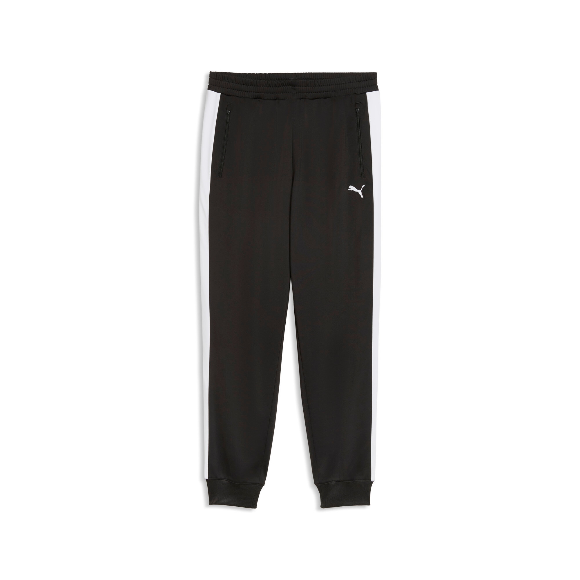 PUMA Trainingshose »T7 FOUNDATION CL POLY KNITTED PANTS«  mit Eingrifftaschen, Regular Fit, sportlicher Stil