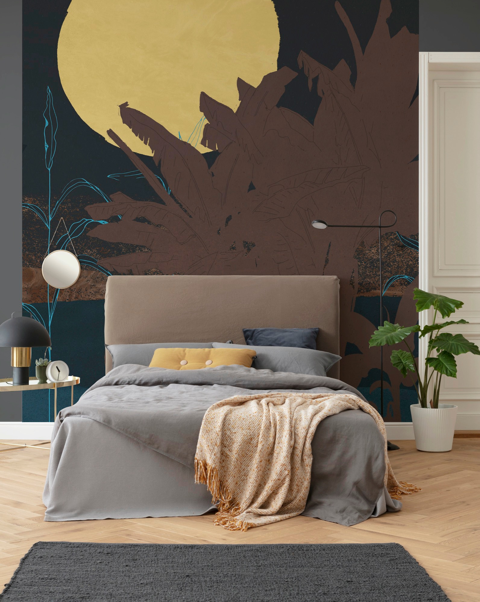 Komar Vliestapete »Digitaldruck Vlies - Supermoon - Größe 250 x 280 cm«, bedruckt, Wohnzimmer, Schlafzimmer