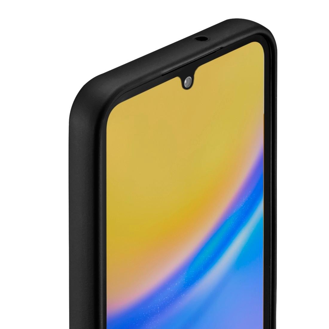 Hama Handyhülle »Handyhülle "Fantastic Feel" für Samsung Galaxy A15/A15 5G, Schwarz«, Kratzschutz und bezogene Seitentasten